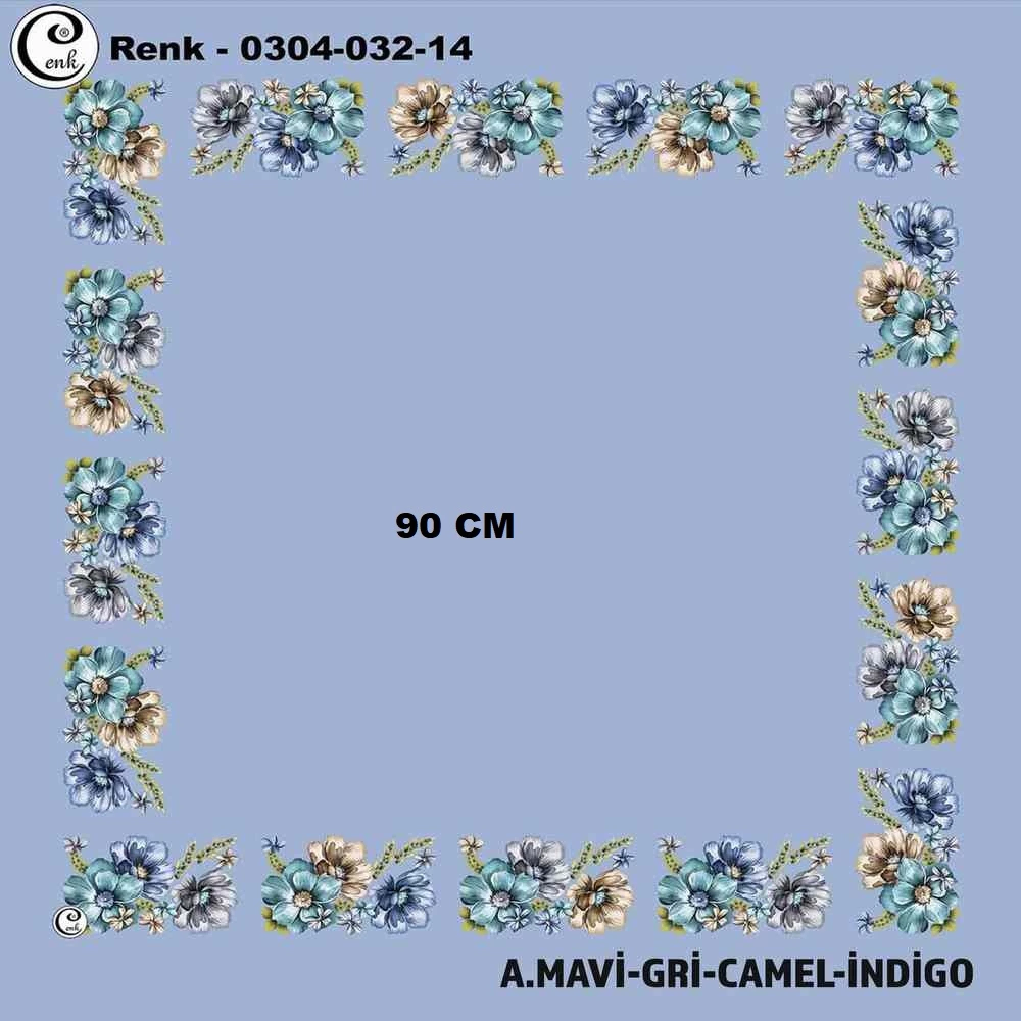Cenk 90 CM İçi Boş Oyalık Yazma 032-14