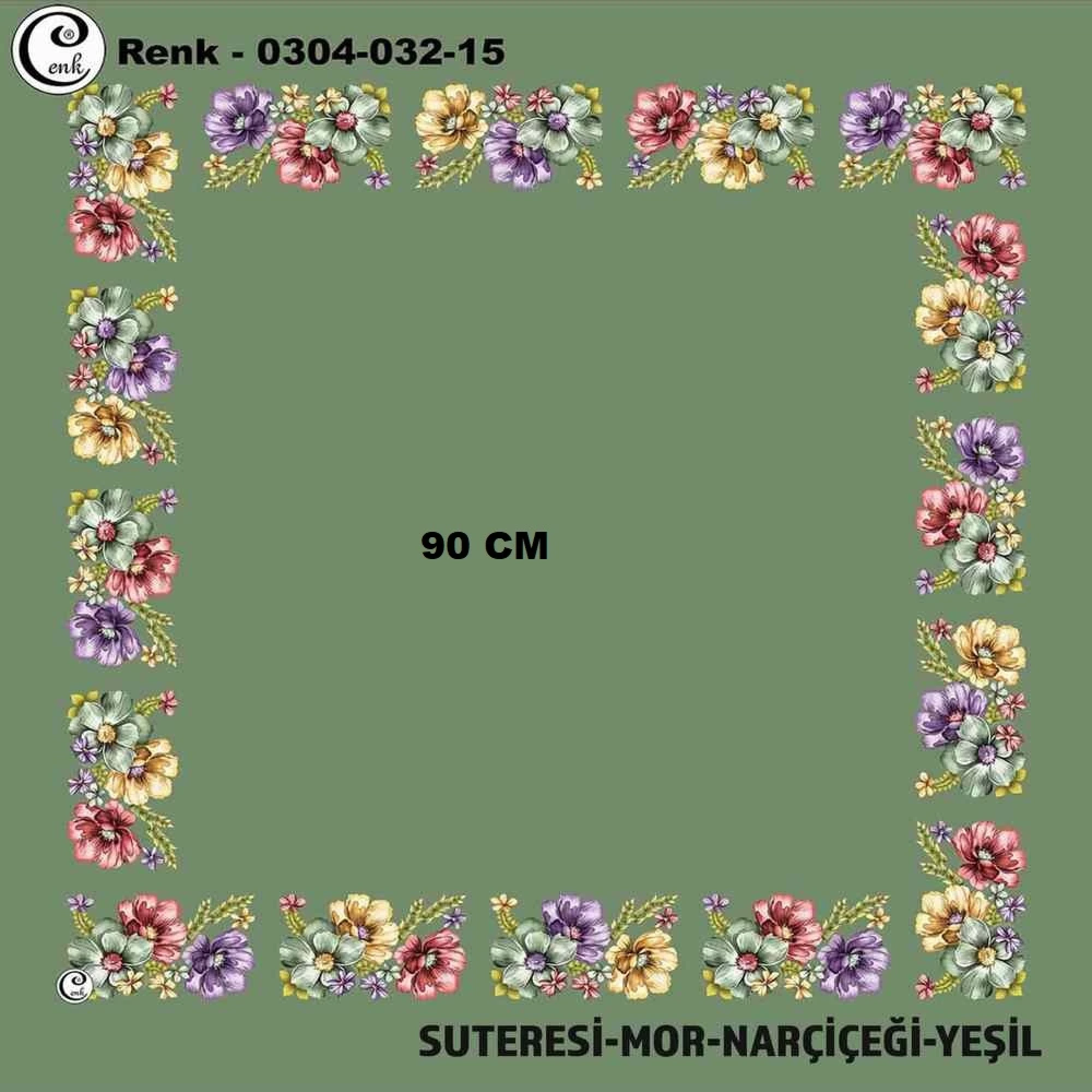 Cenk 90 CM İçi Boş Oyalık Yazma 032-15