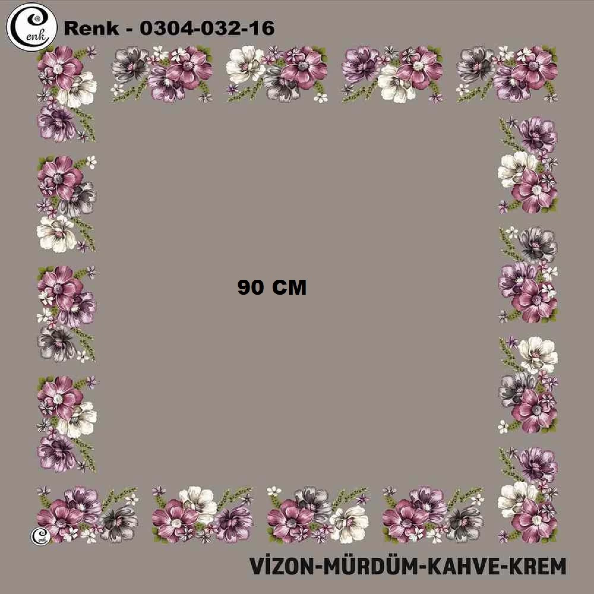 Cenk 90 CM İçi Boş Oyalık Yazma 032-16