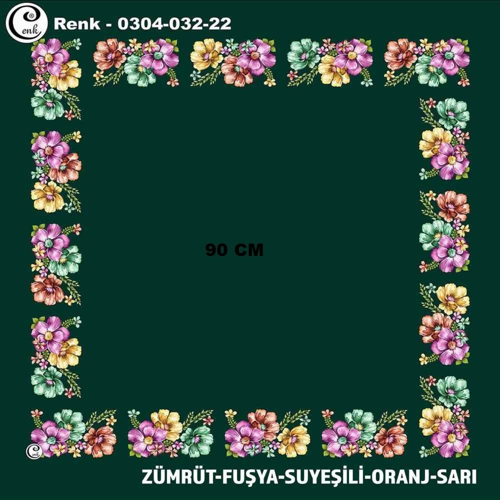 Cenk 90 CM İçi Boş Oyalık Yazma 032-22