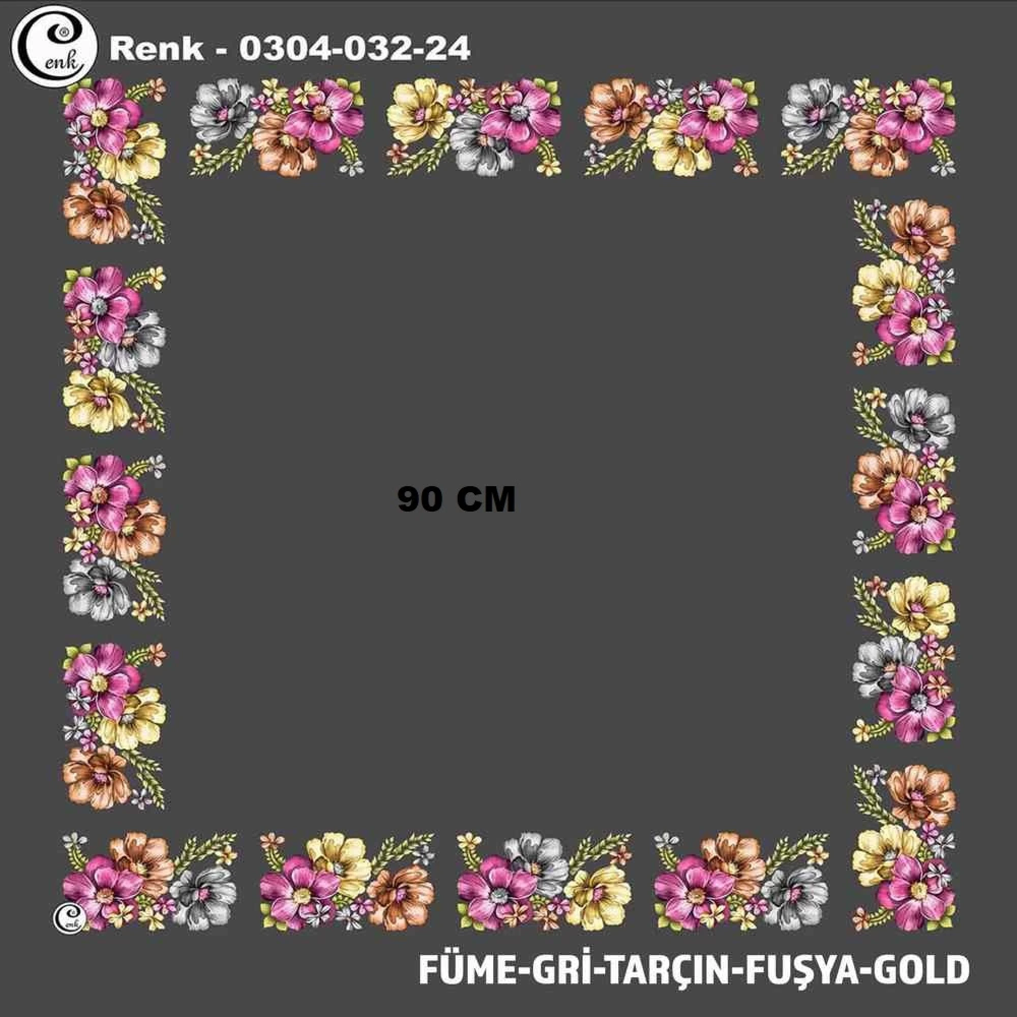Cenk 90 CM İçi Boş Oyalık Yazma 032-24