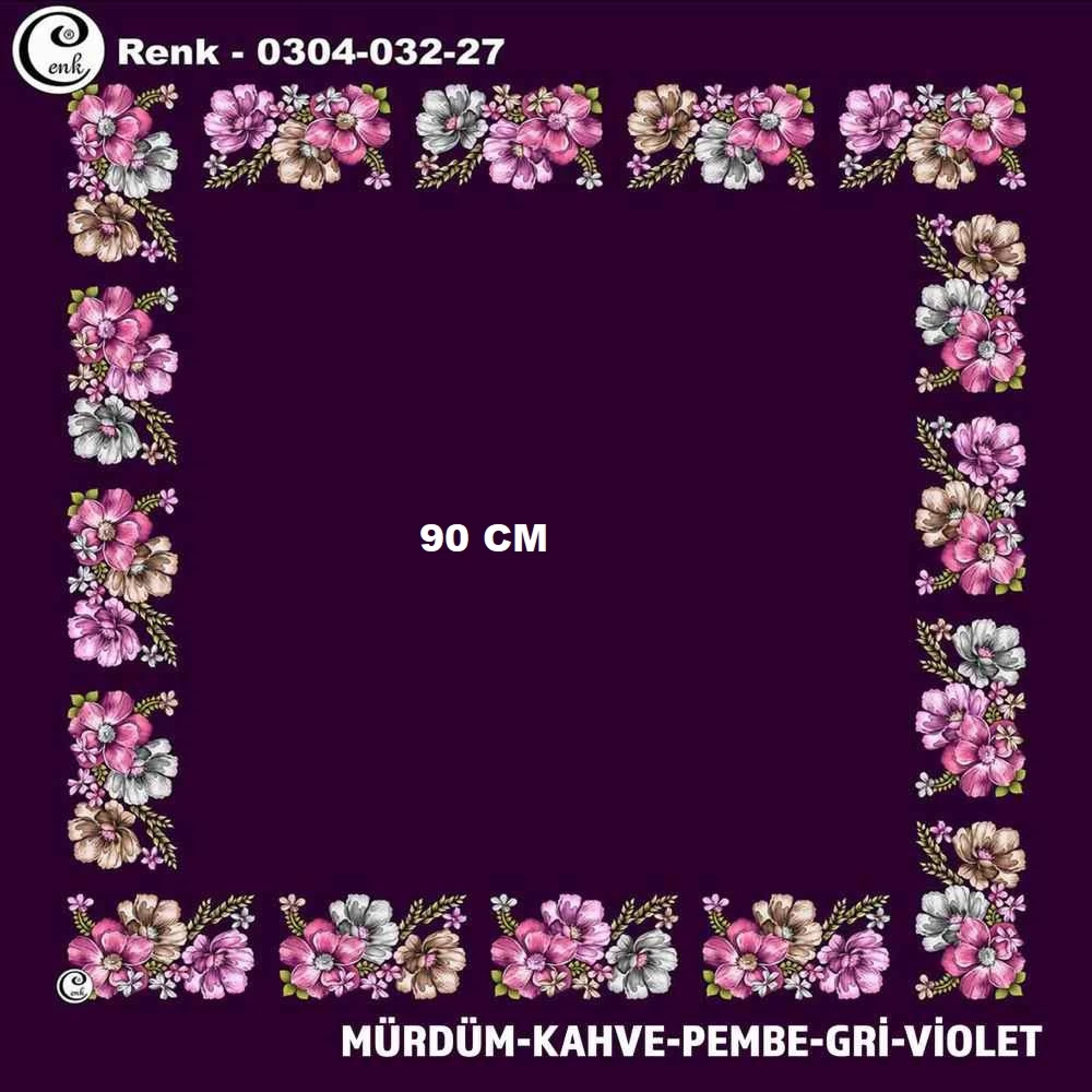 Cenk 90 CM İçi Boş Oyalık Yazma 032-27