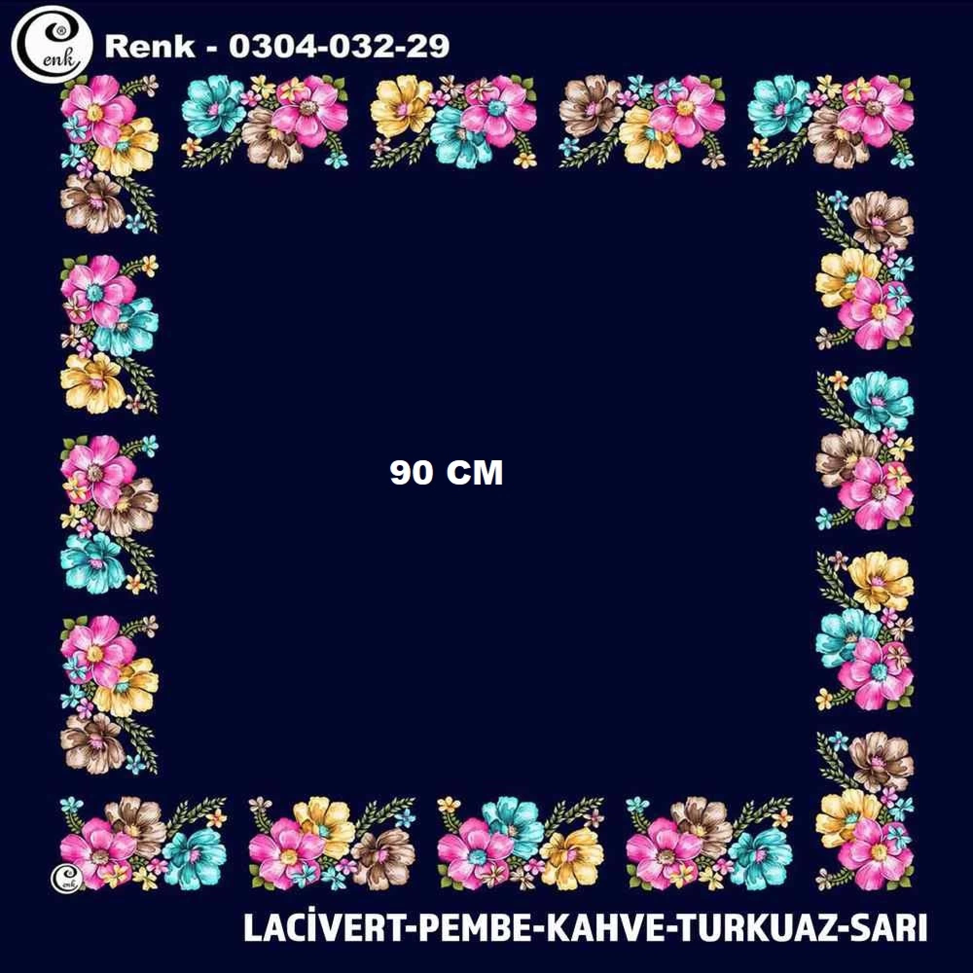 Cenk 90 CM İçi Boş Oyalık Yazma 032-29