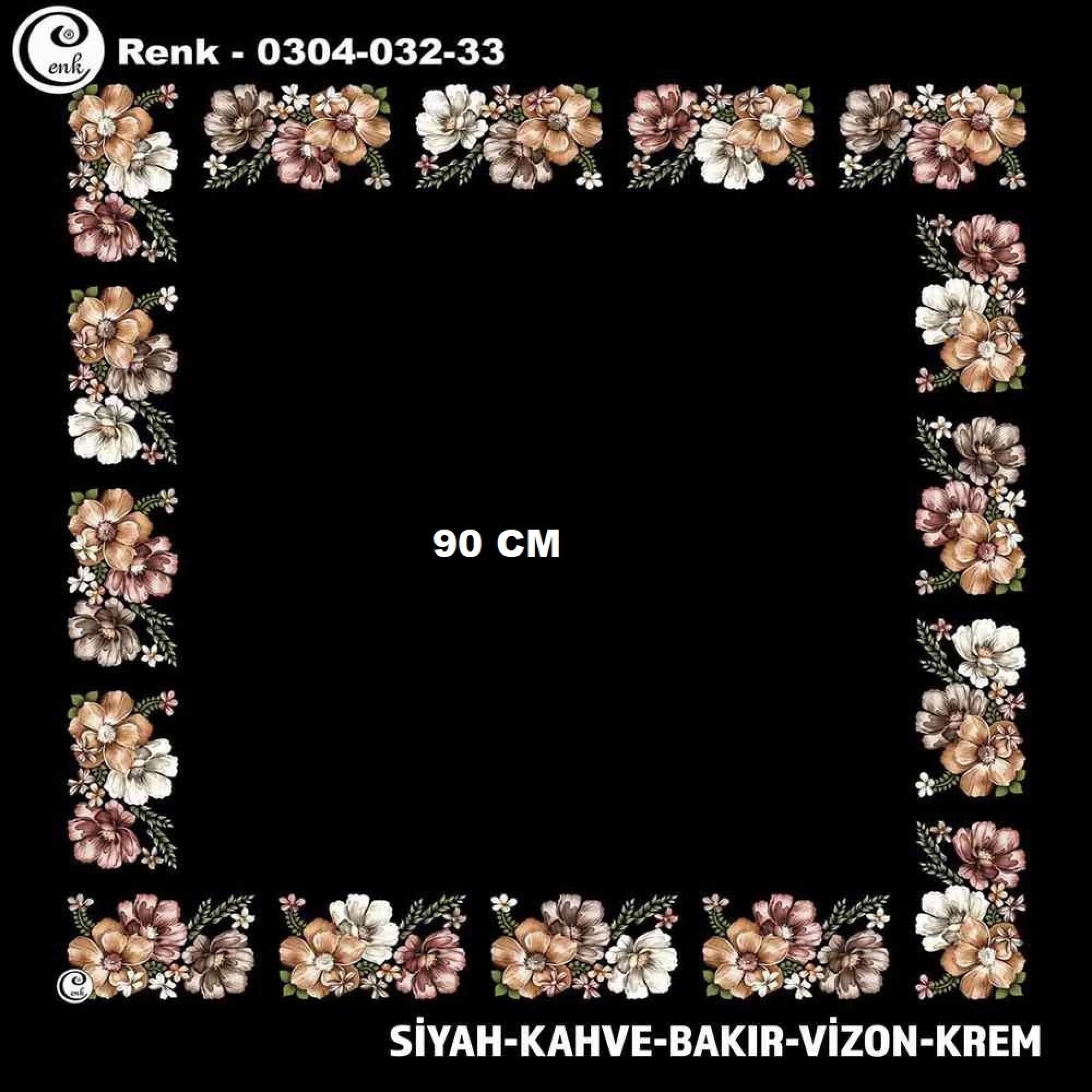 Cenk 90 CM İçi Boş Oyalık Yazma 032-33