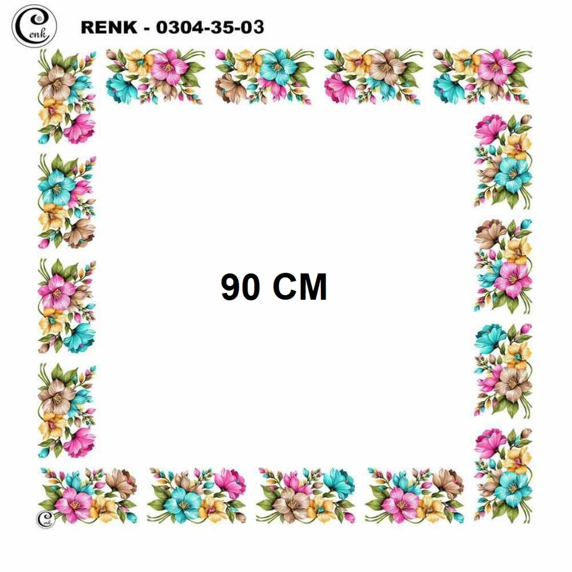 Cenk 90 CM İçi Boş Oyalık Yazma 035-03