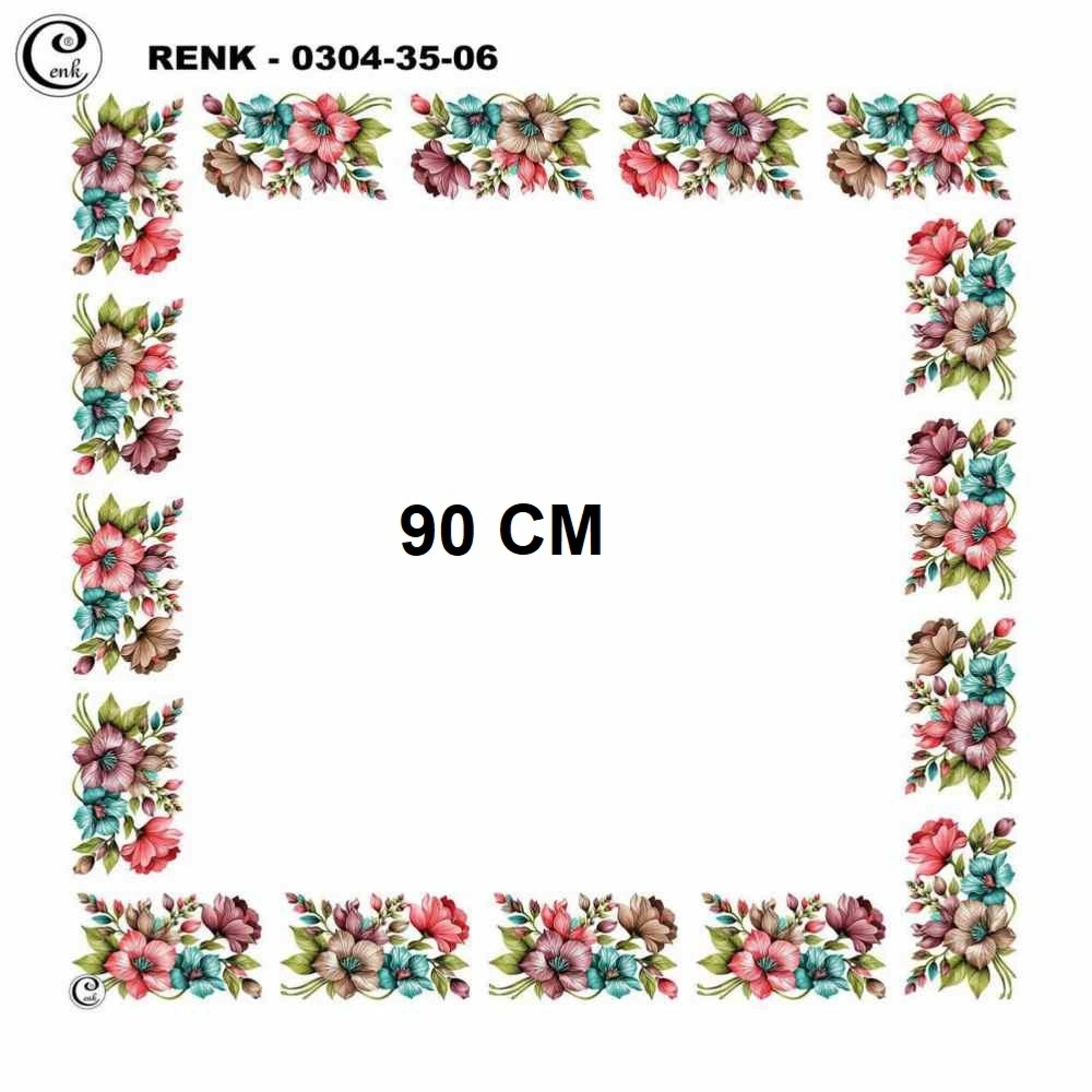 Cenk 90 CM İçi Boş Oyalık Yazma 035-06