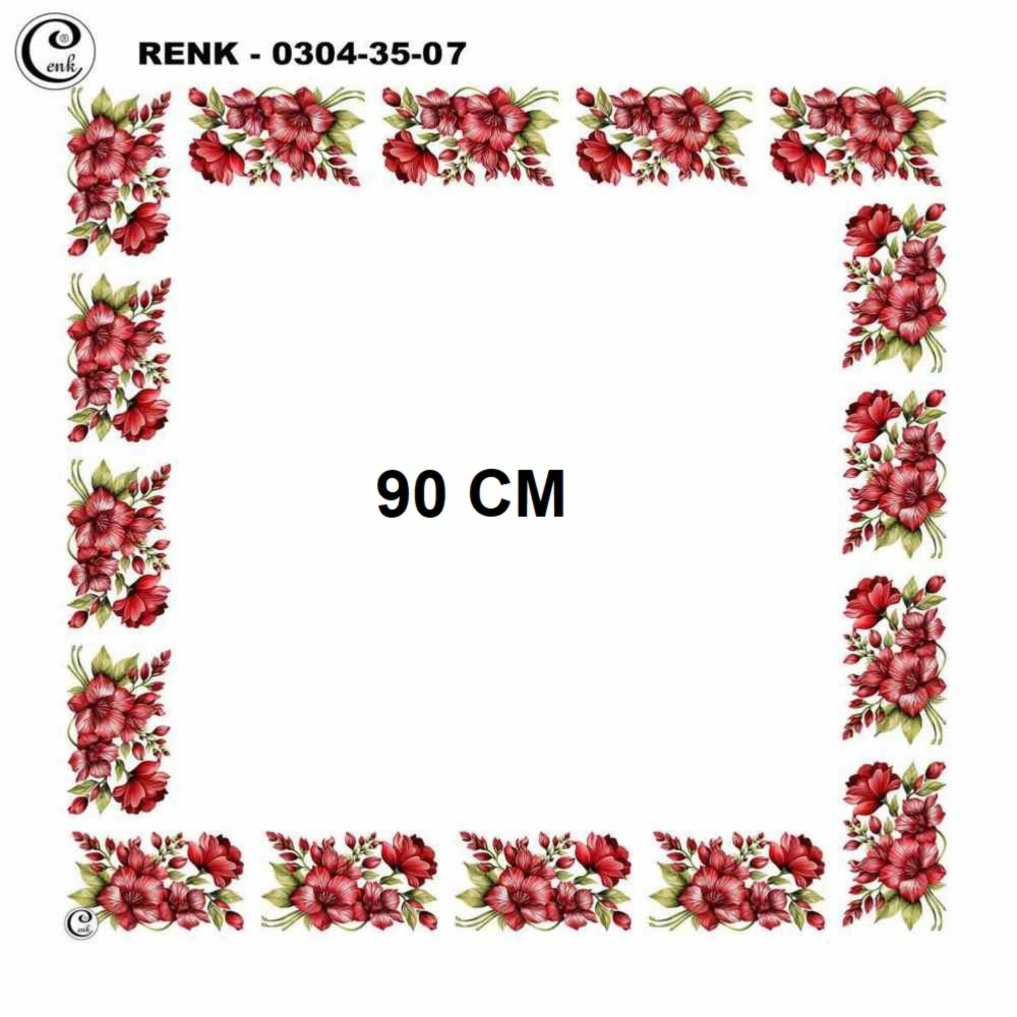 Cenk 90 CM İçi Boş Oyalık Yazma 035-07