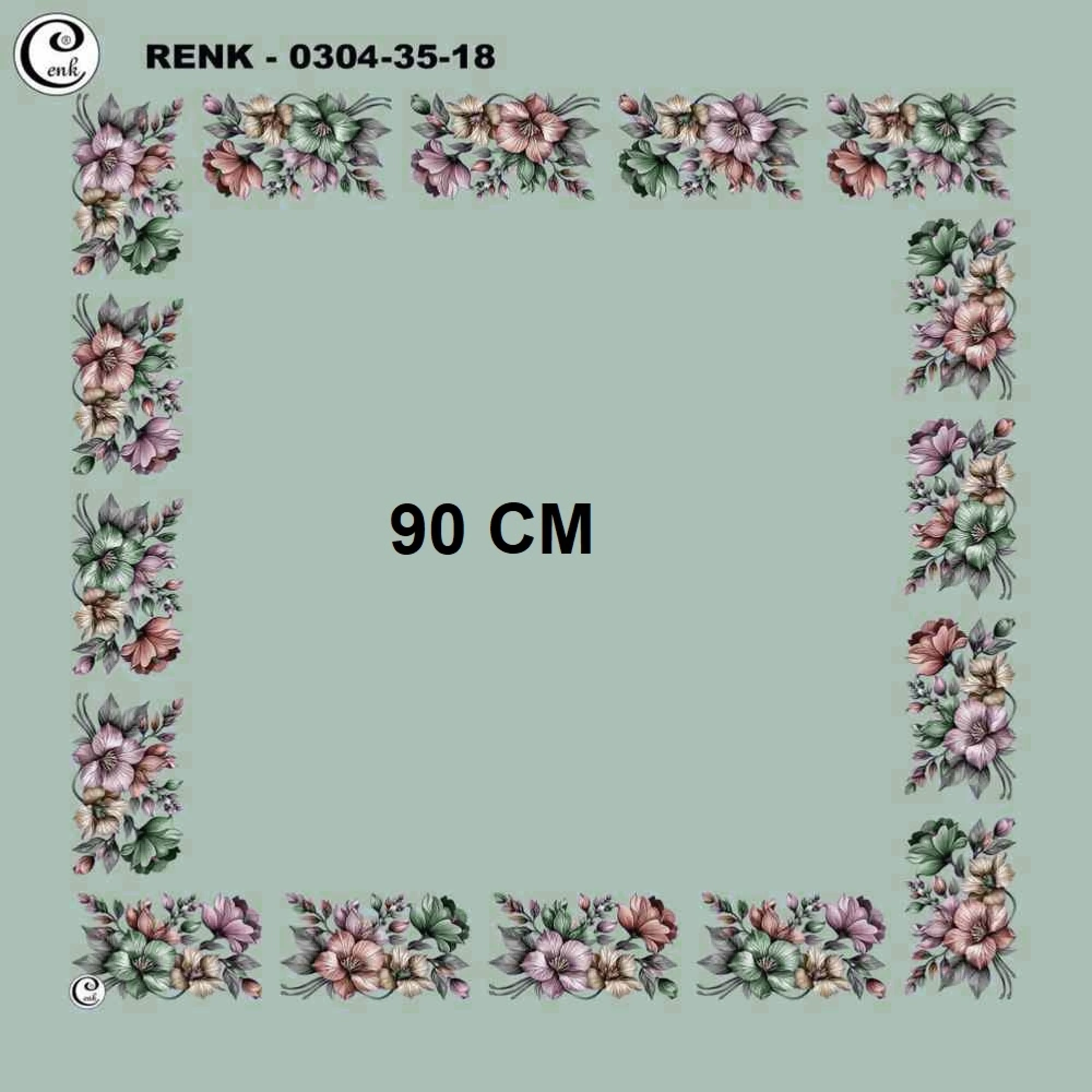Cenk 90 CM İçi Boş Oyalık Yazma 035-18