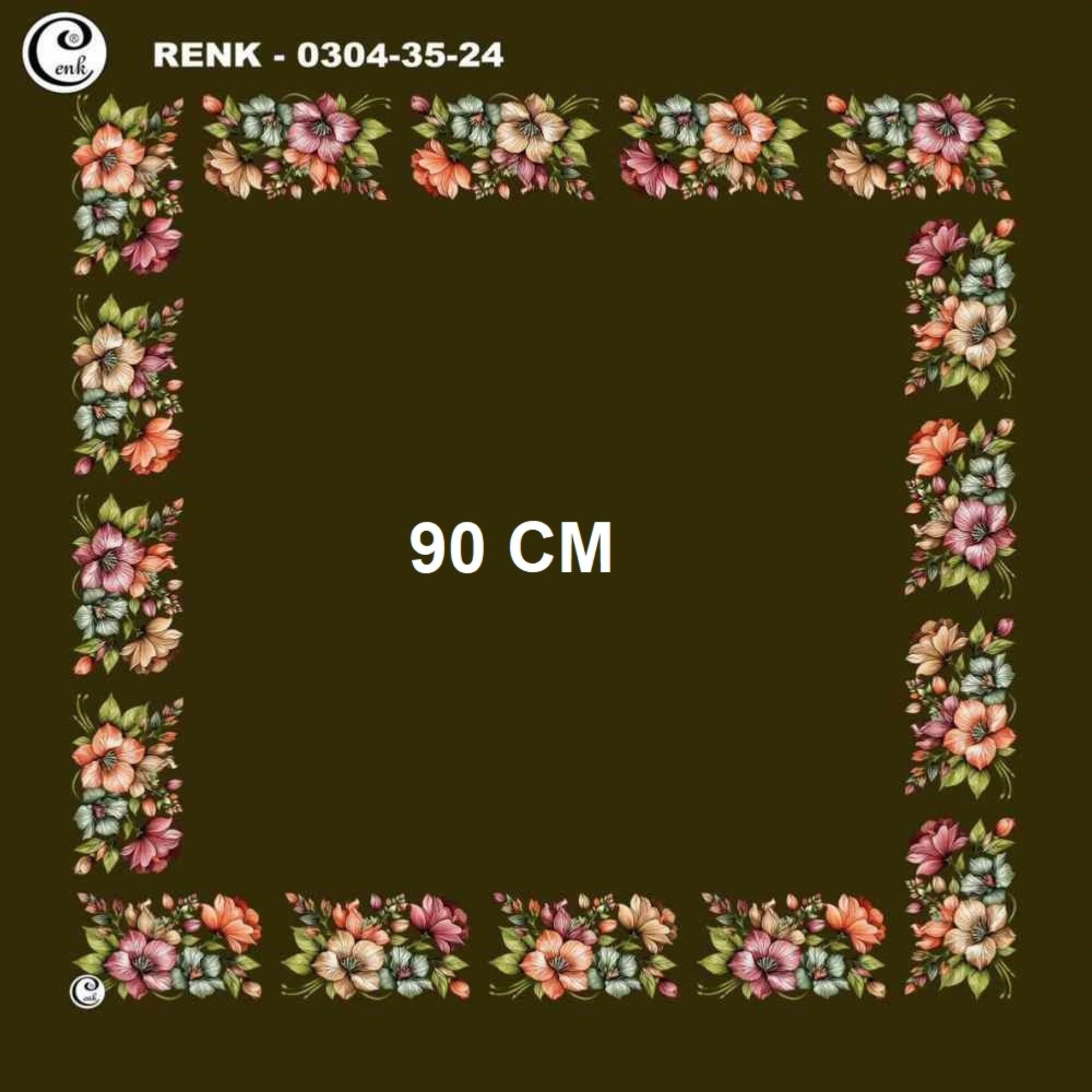Cenk 90 CM İçi Boş Oyalık Yazma 035-24