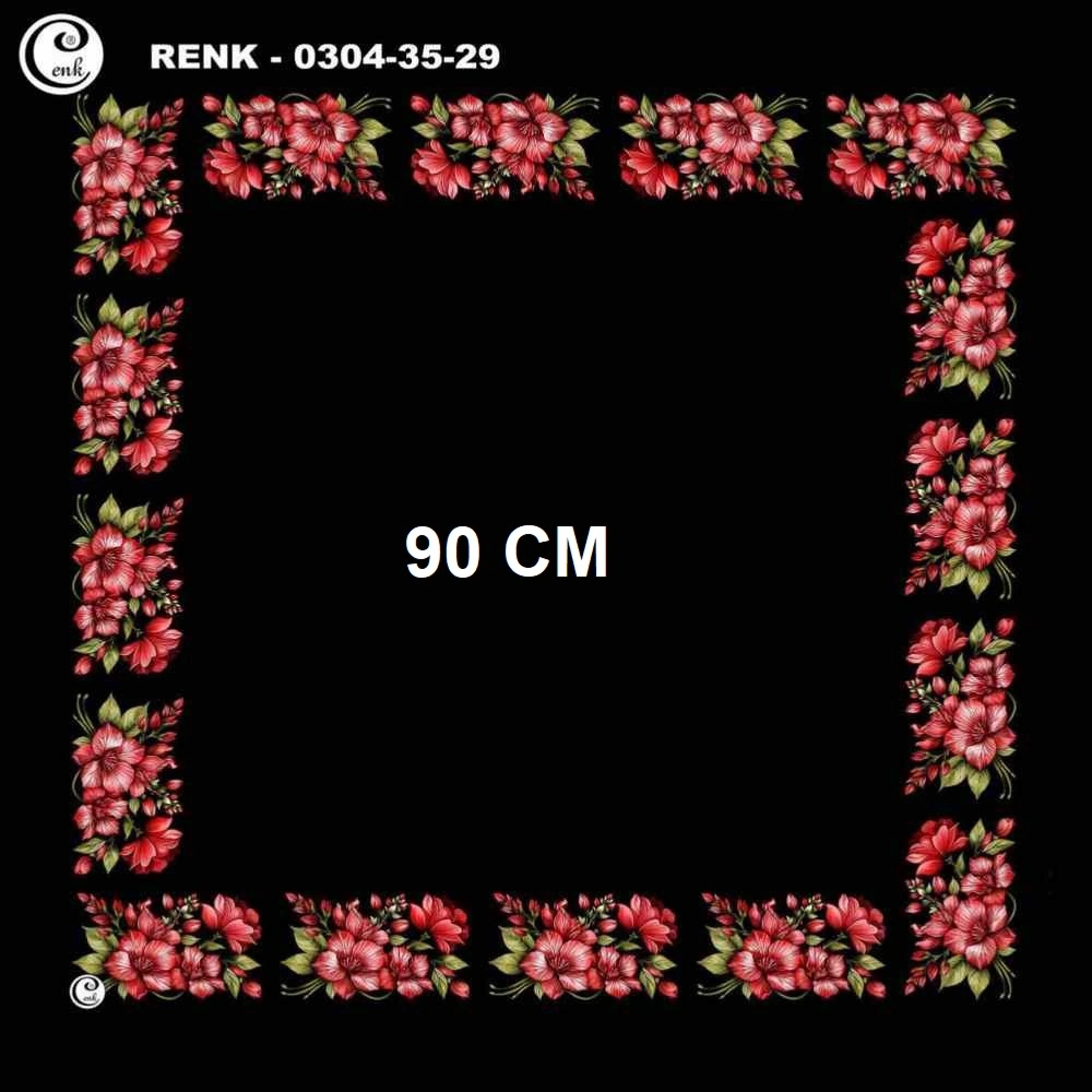 Cenk 90 CM İçi Boş Oyalık Yazma 035-29