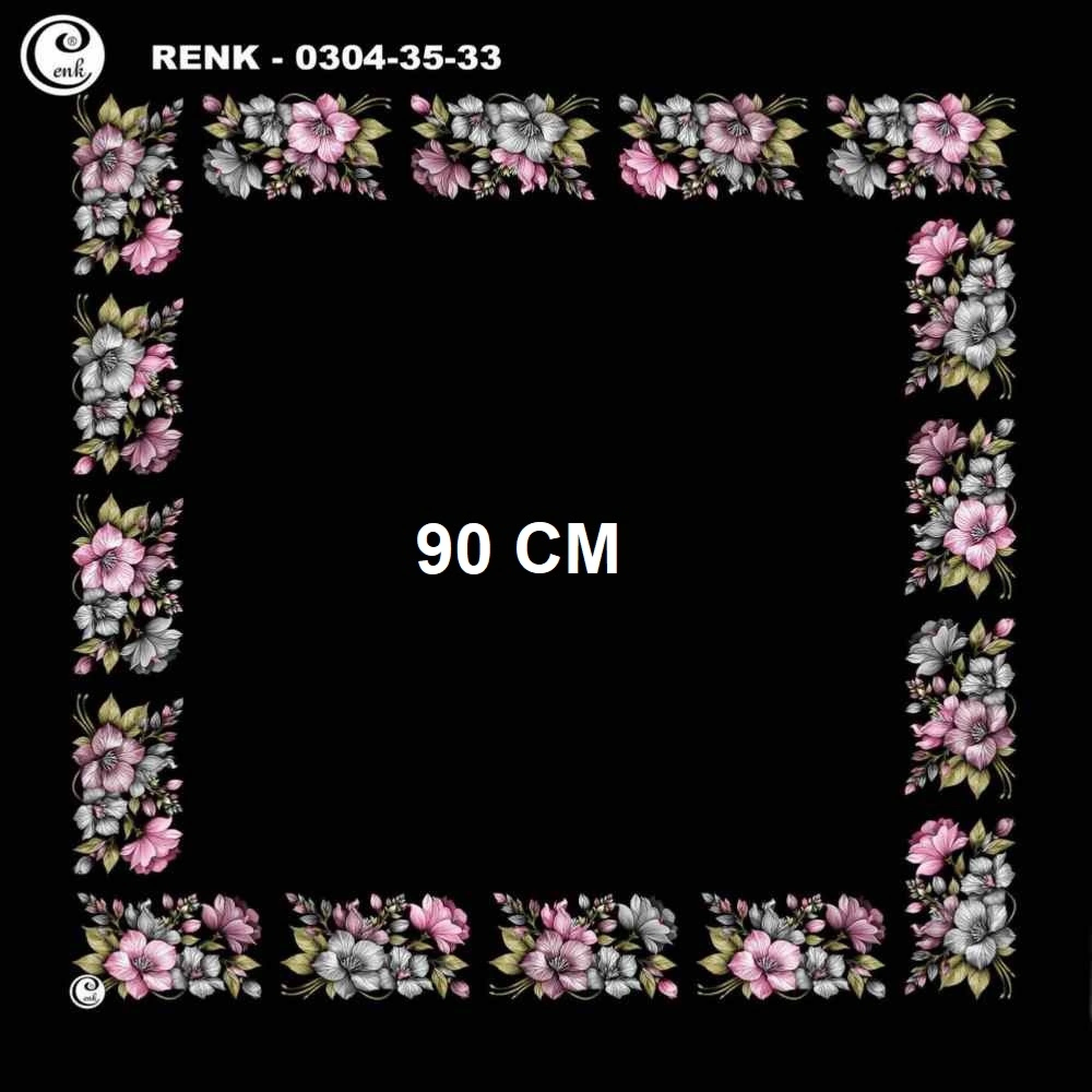 Cenk 90 CM İçi Boş Oyalık Yazma 035-33