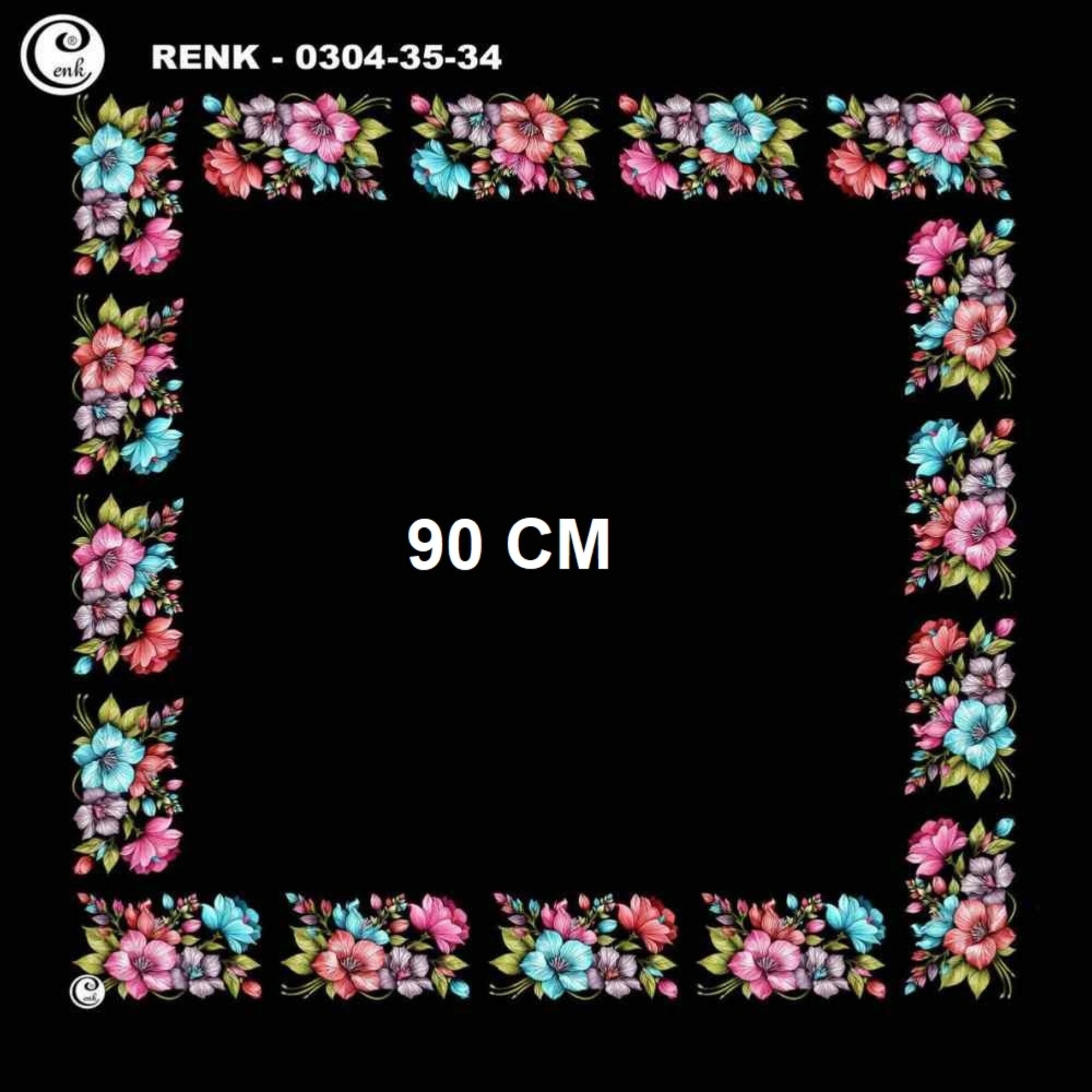 Cenk 90 CM İçi Boş Oyalık Yazma 035-34