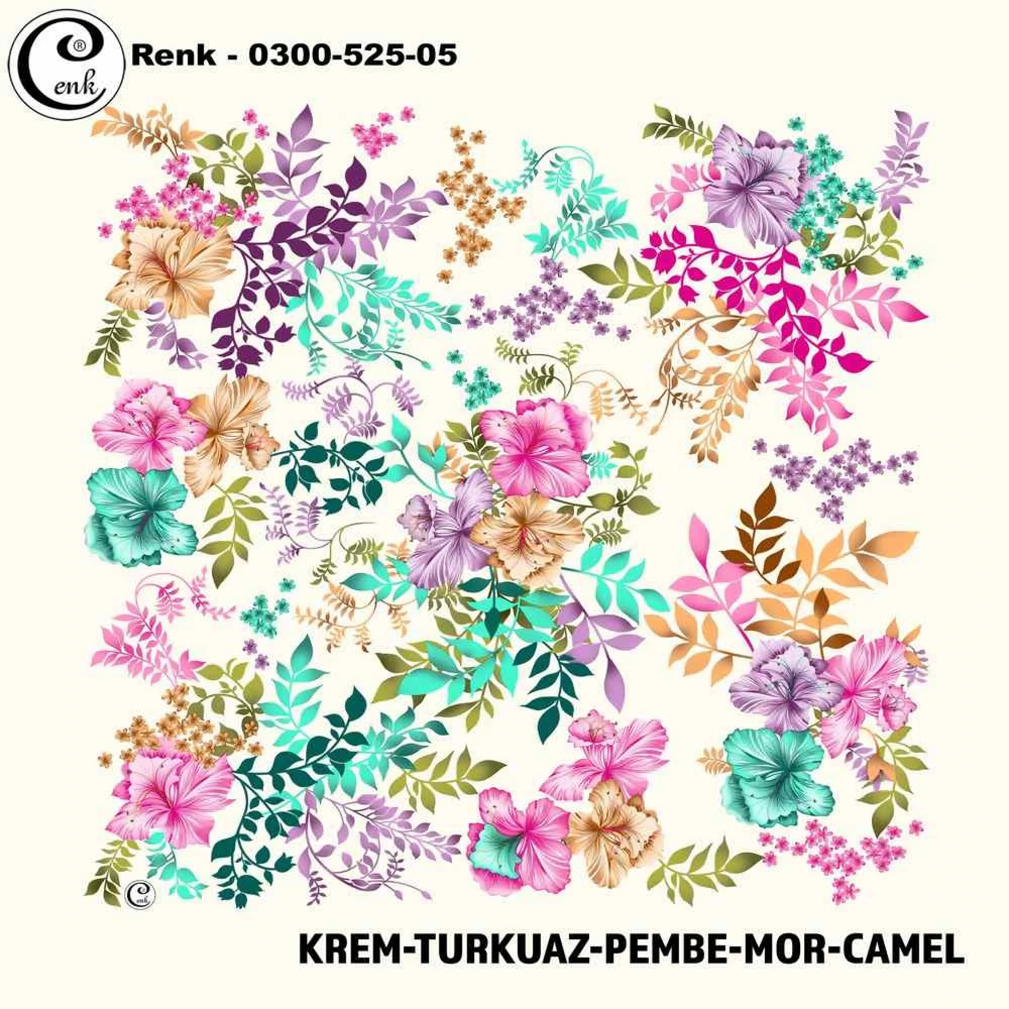 Cenk Desenli Oyalık Yazma 525-05