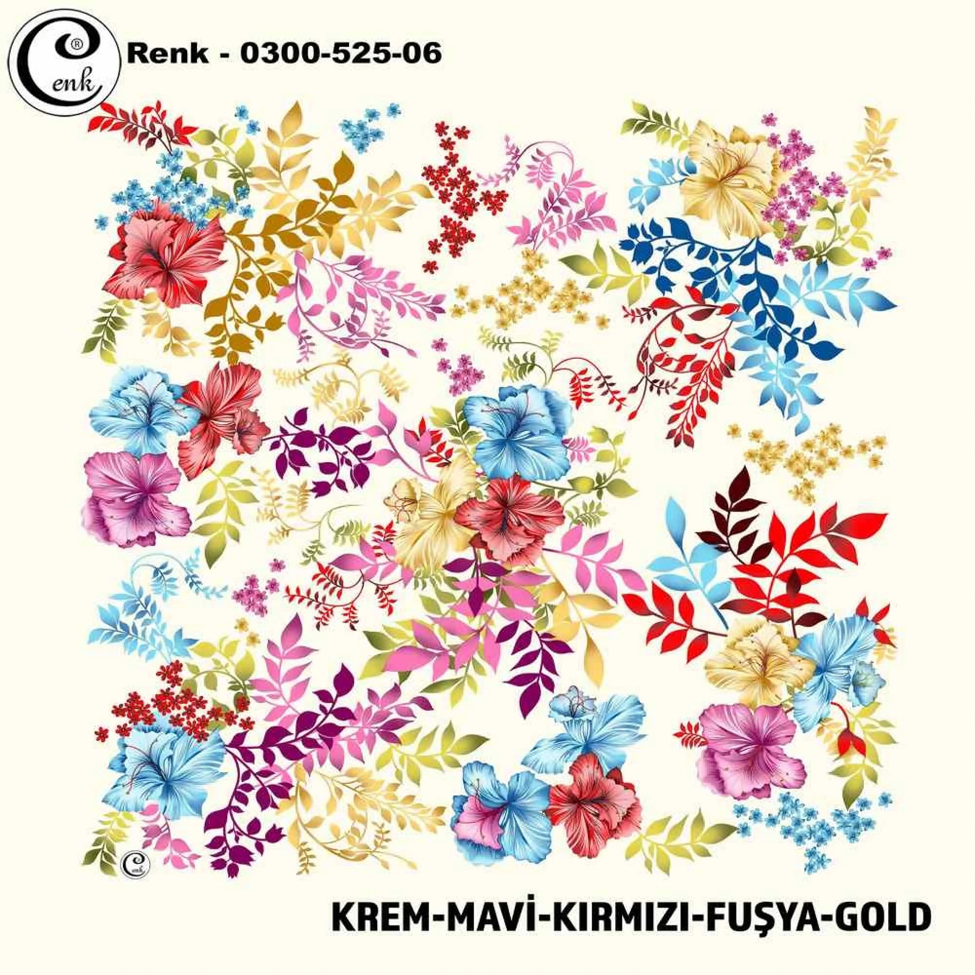 Cenk Desenli Oyalık Yazma 525-06