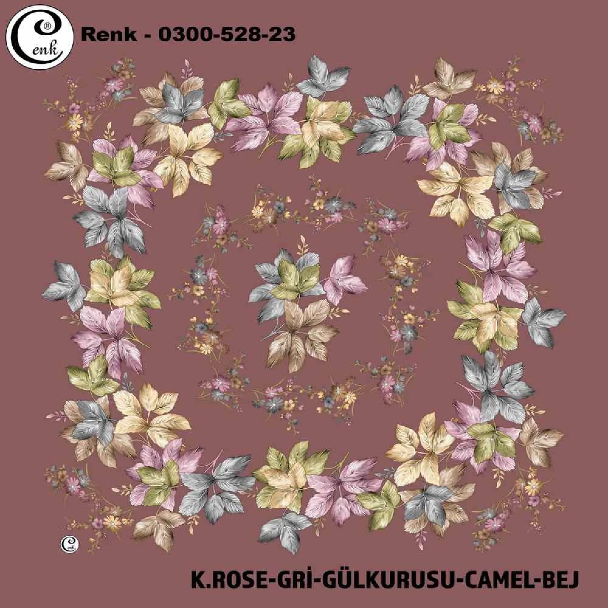 Cenk Desenli Oyalık Yazma 528-23