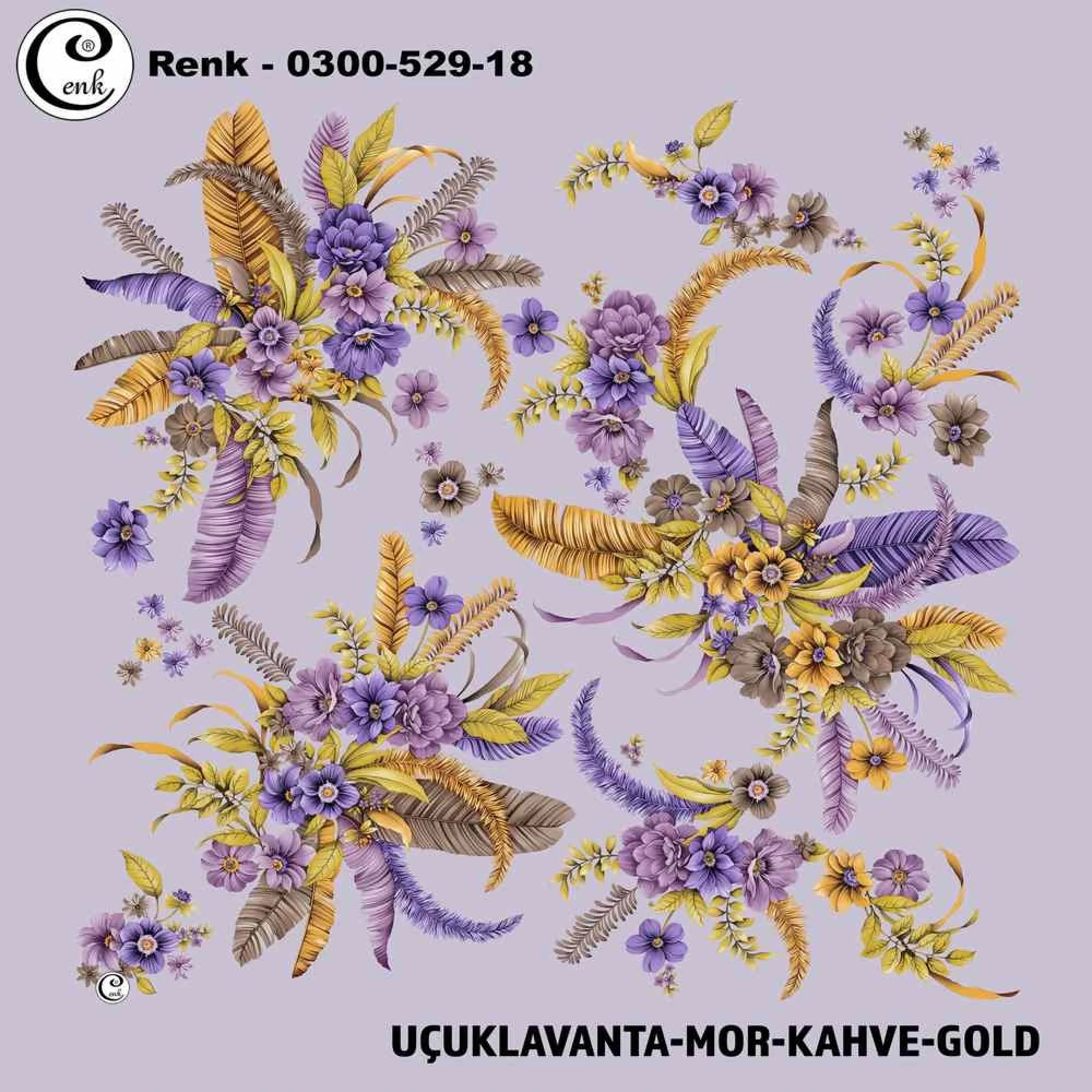 Cenk Desenli Oyalık Yazma 529-18