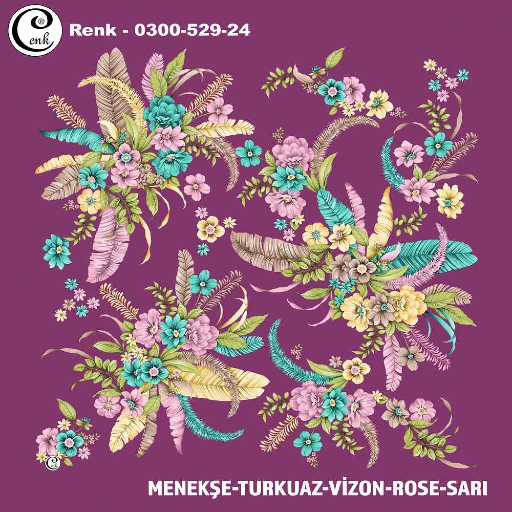 Cenk Desenli Oyalık Yazma 529-24