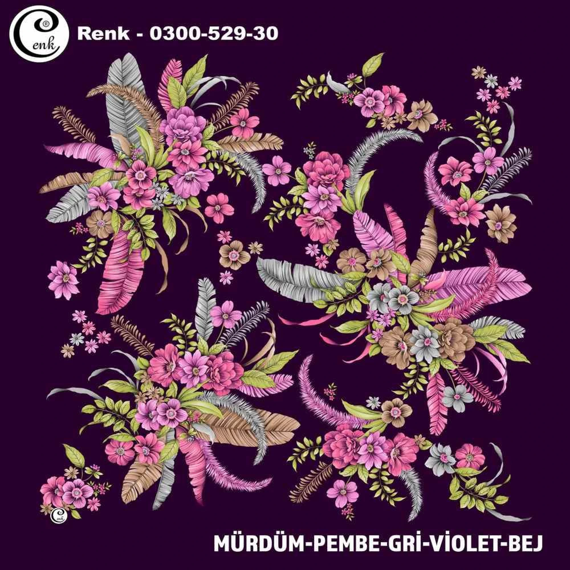 Cenk Desenli Oyalık Yazma 529-30