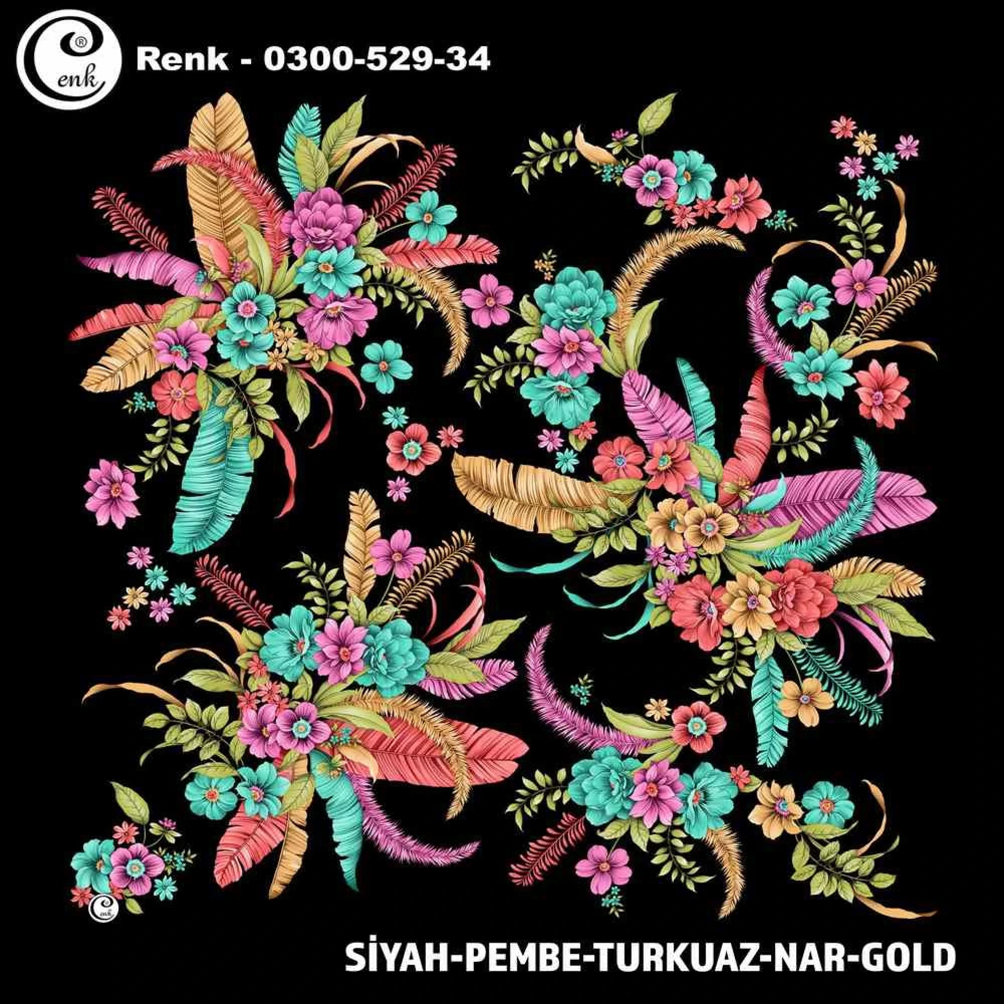 Cenk Desenli Oyalık Yazma 529-34