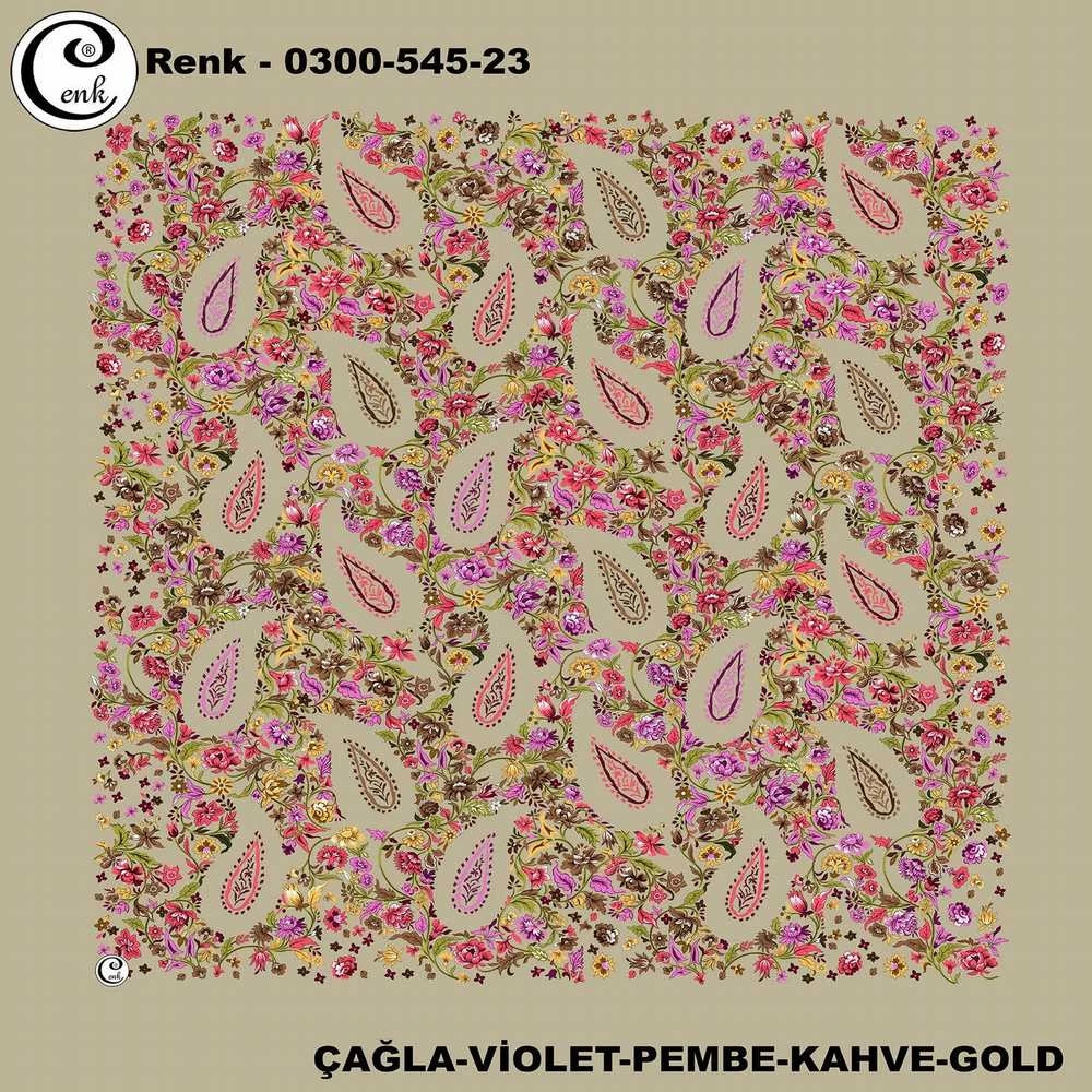 Cenk Desenli Oyalık Yazma 545-23