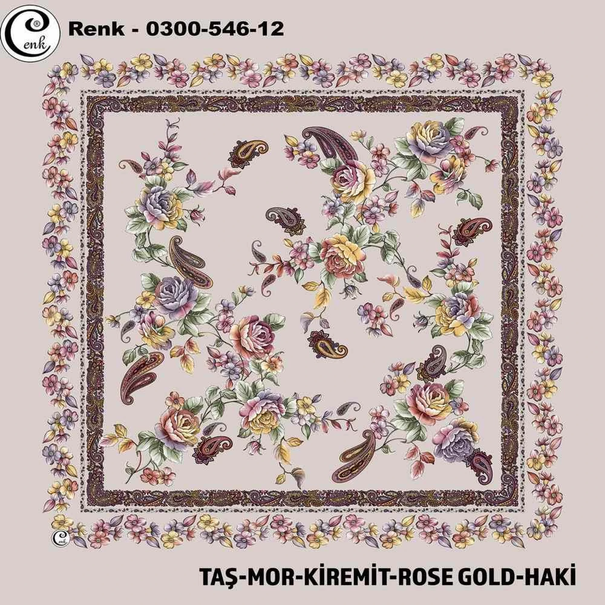 Cenk Desenli Oyalık Yazma 546-12