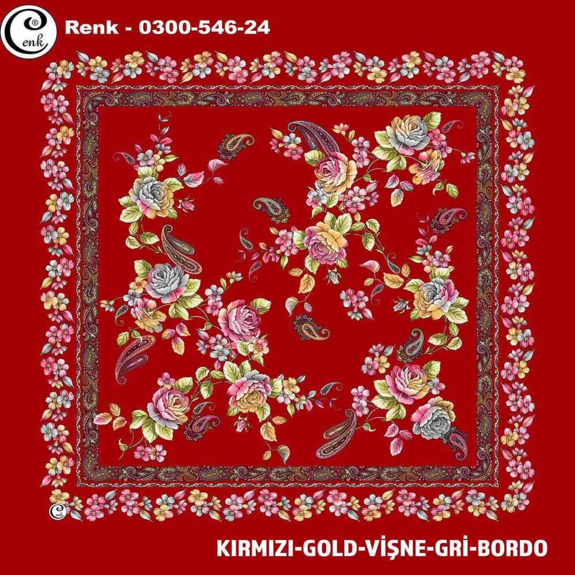 Cenk Desenli Oyalık Yazma 546-24