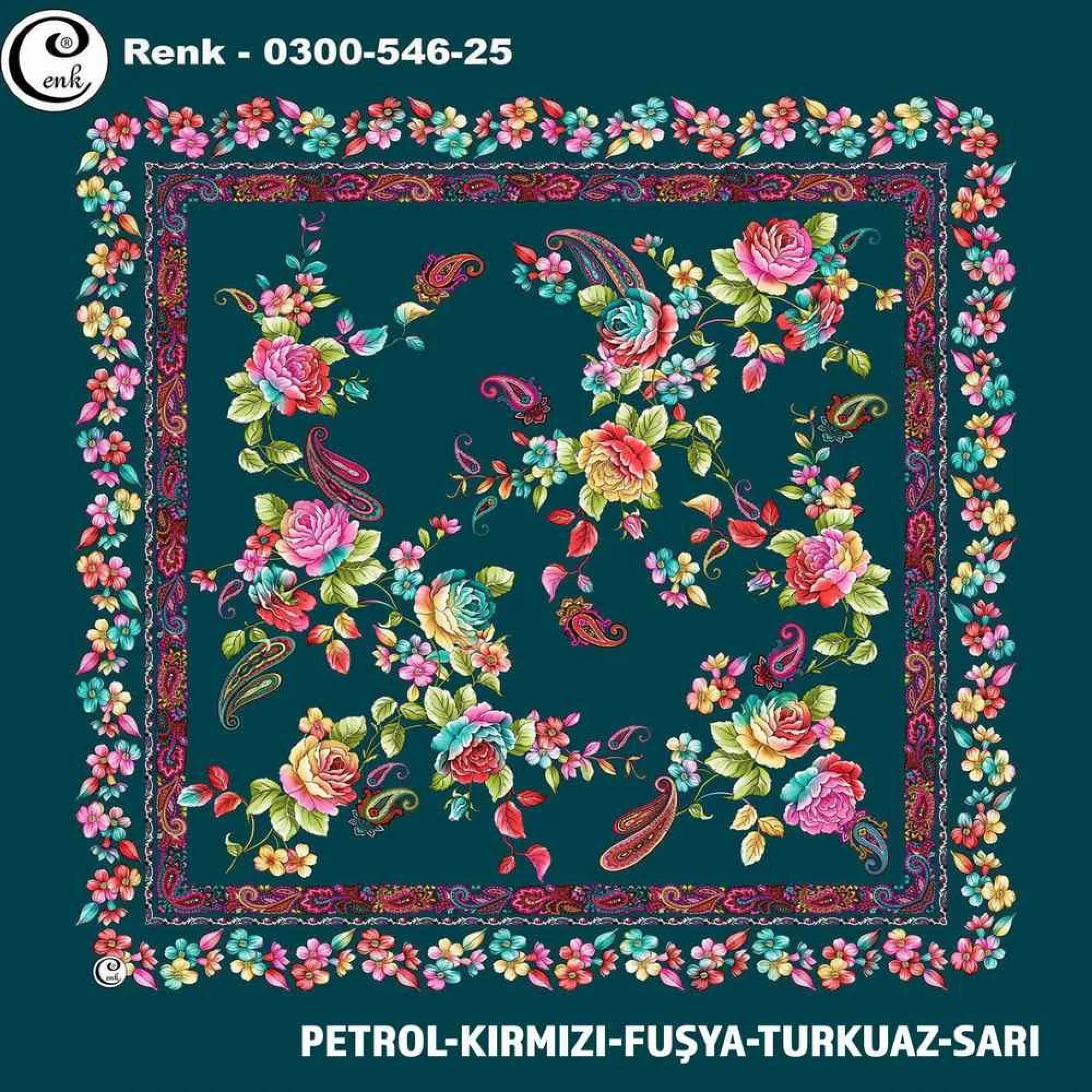 Cenk Desenli Oyalık Yazma 546-25