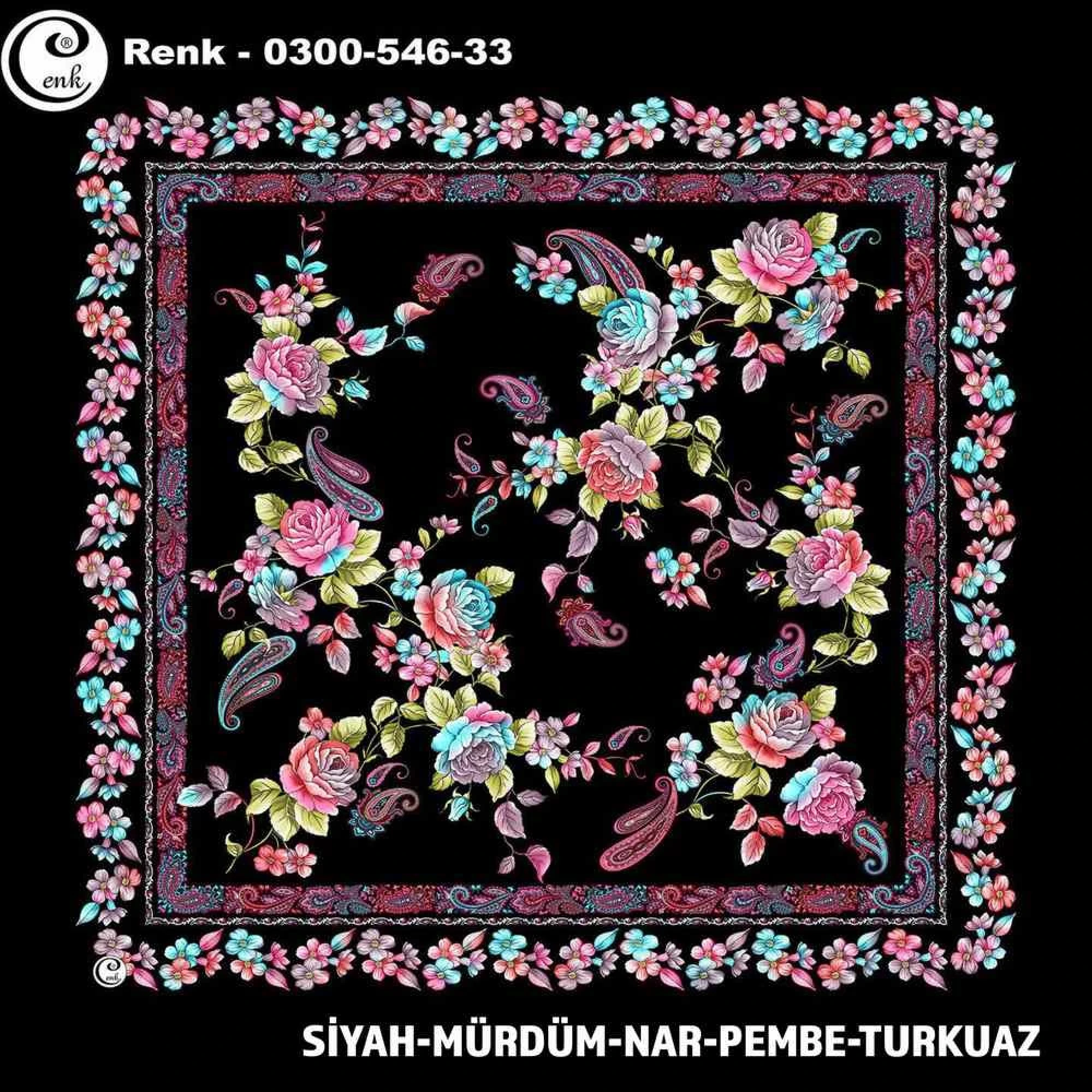 Cenk Desenli Oyalık Yazma 546-33