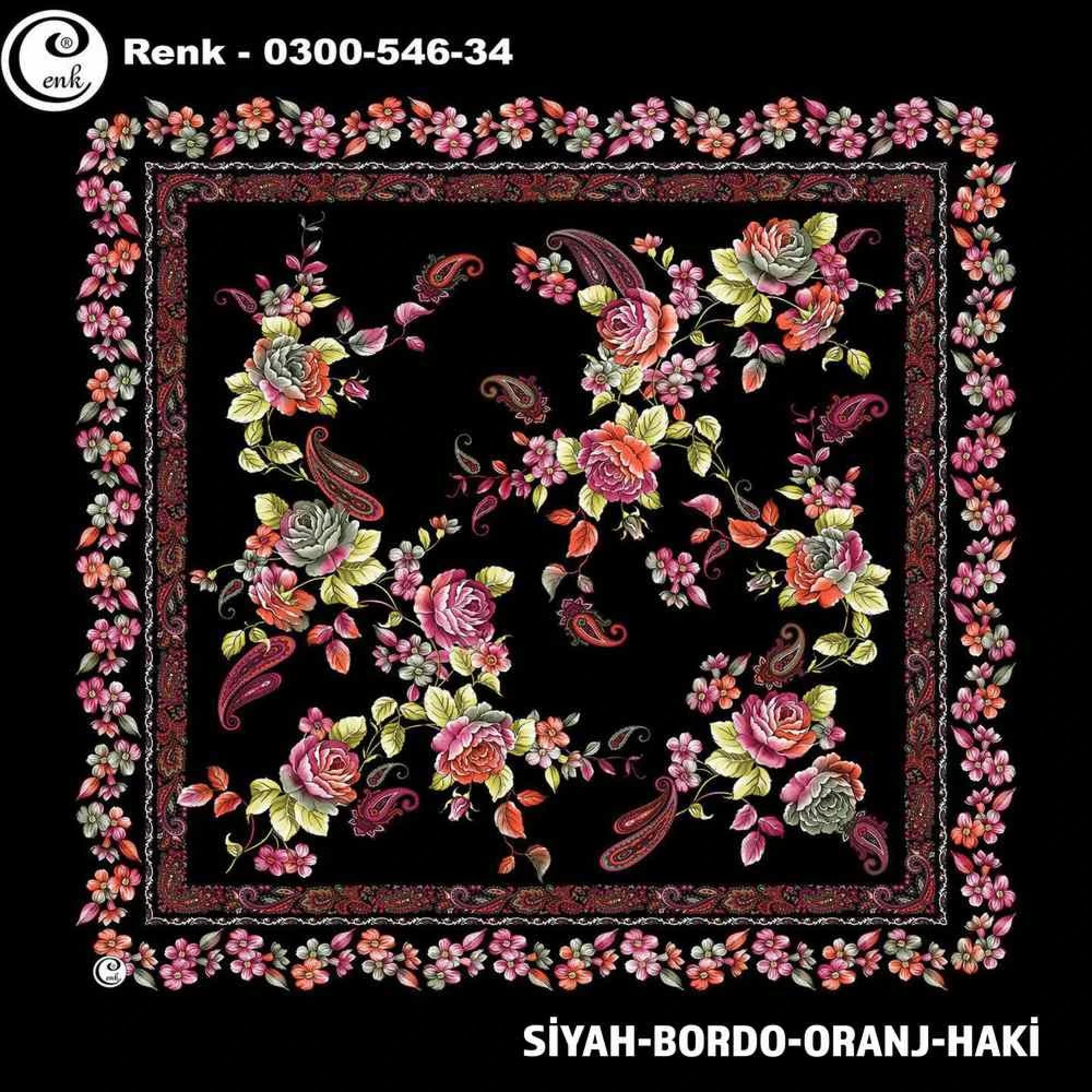 Cenk Desenli Oyalık Yazma 546-34