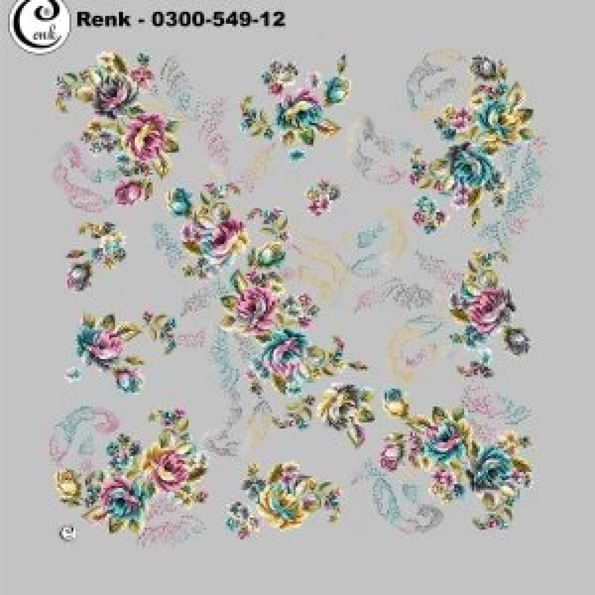 Cenk Desenli Oyalık Yazma 549-12
