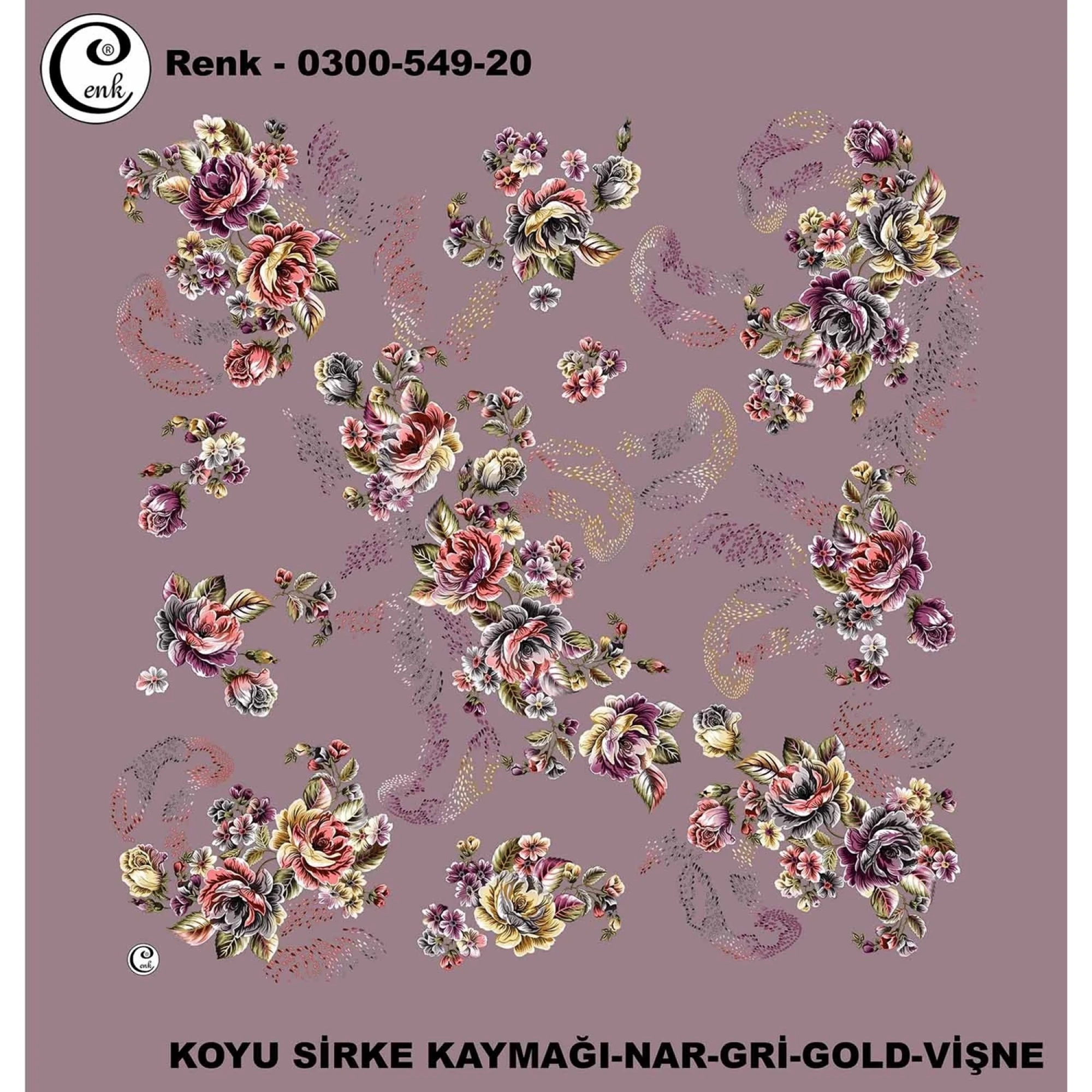 Cenk Desenli Oyalık Yazma 549-20