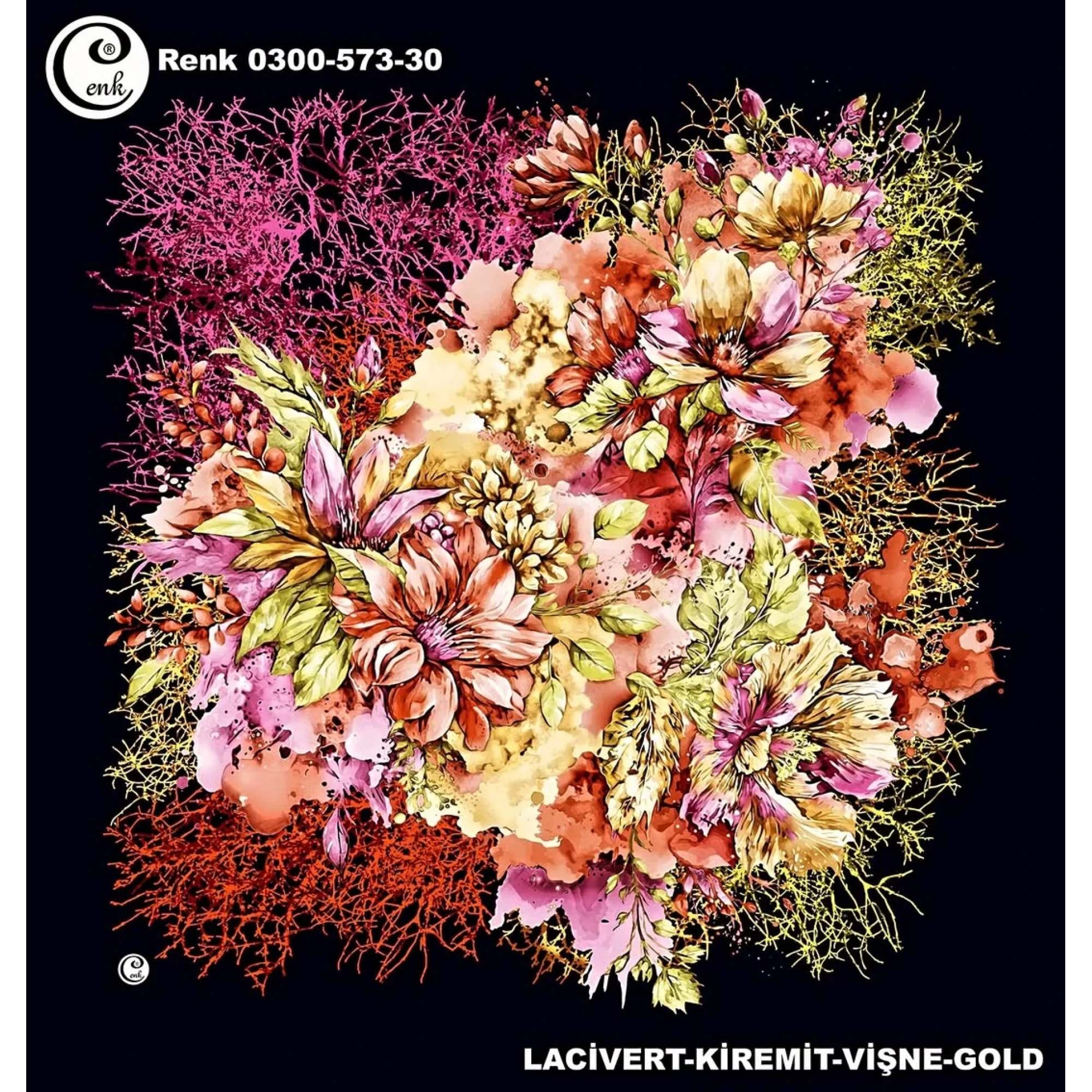 Cenk Desenli Oyalık Yazma 573-30
