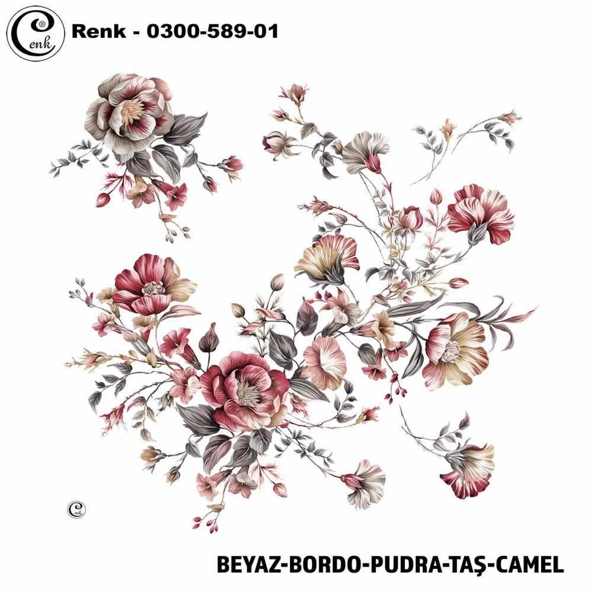 Cenk Desenli Oyalık Yazma 589-01