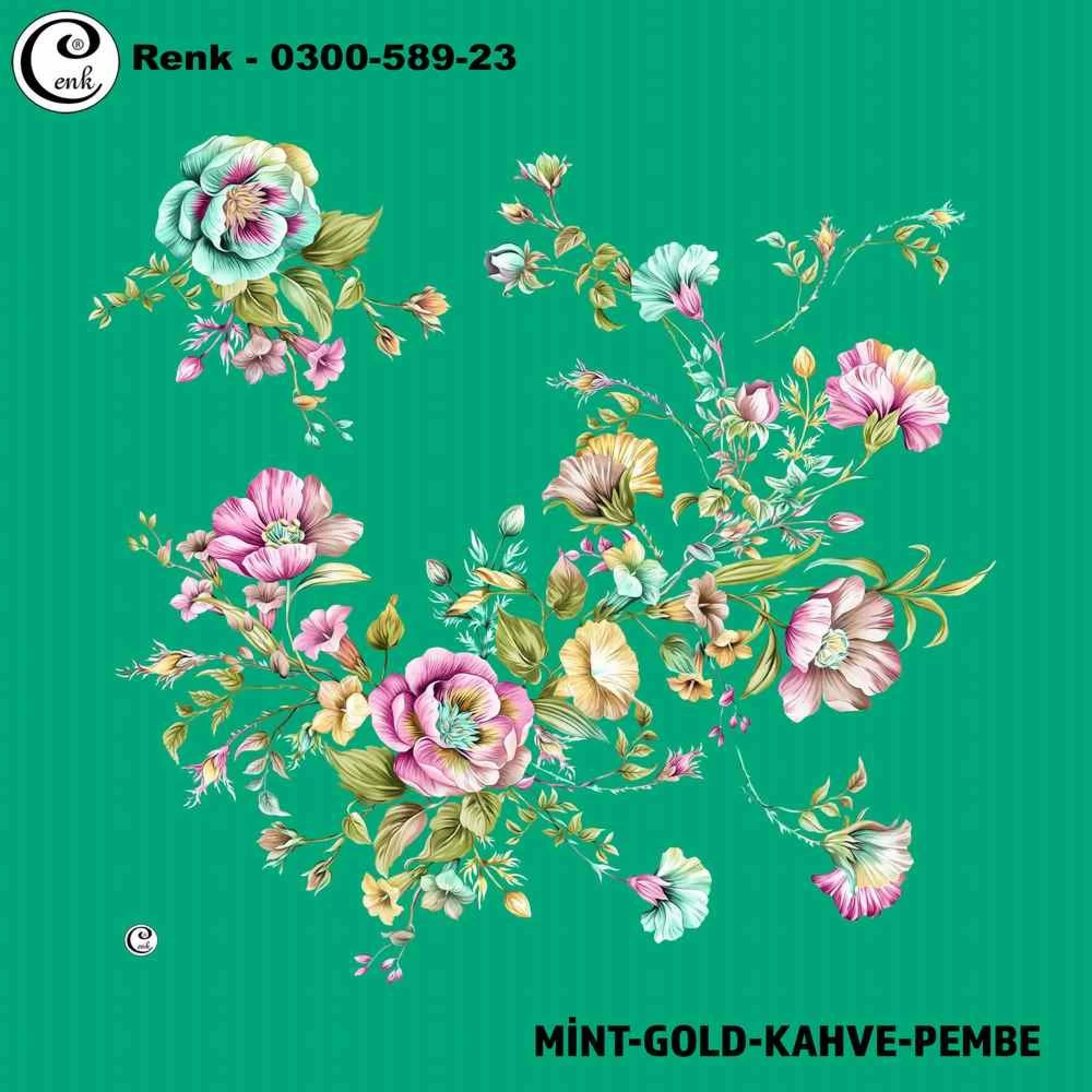 Cenk Desenli Oyalık Yazma 589-23