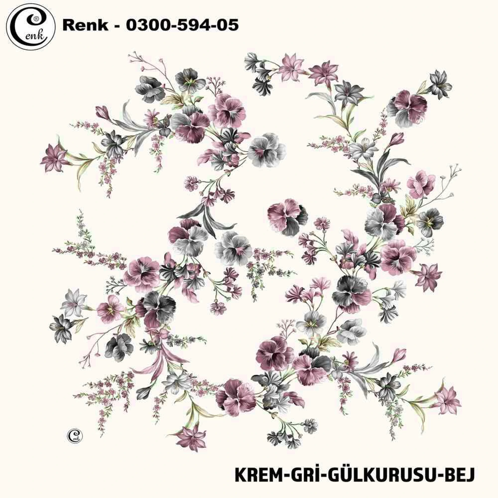 Cenk Desenli Oyalık Yazma 594-05