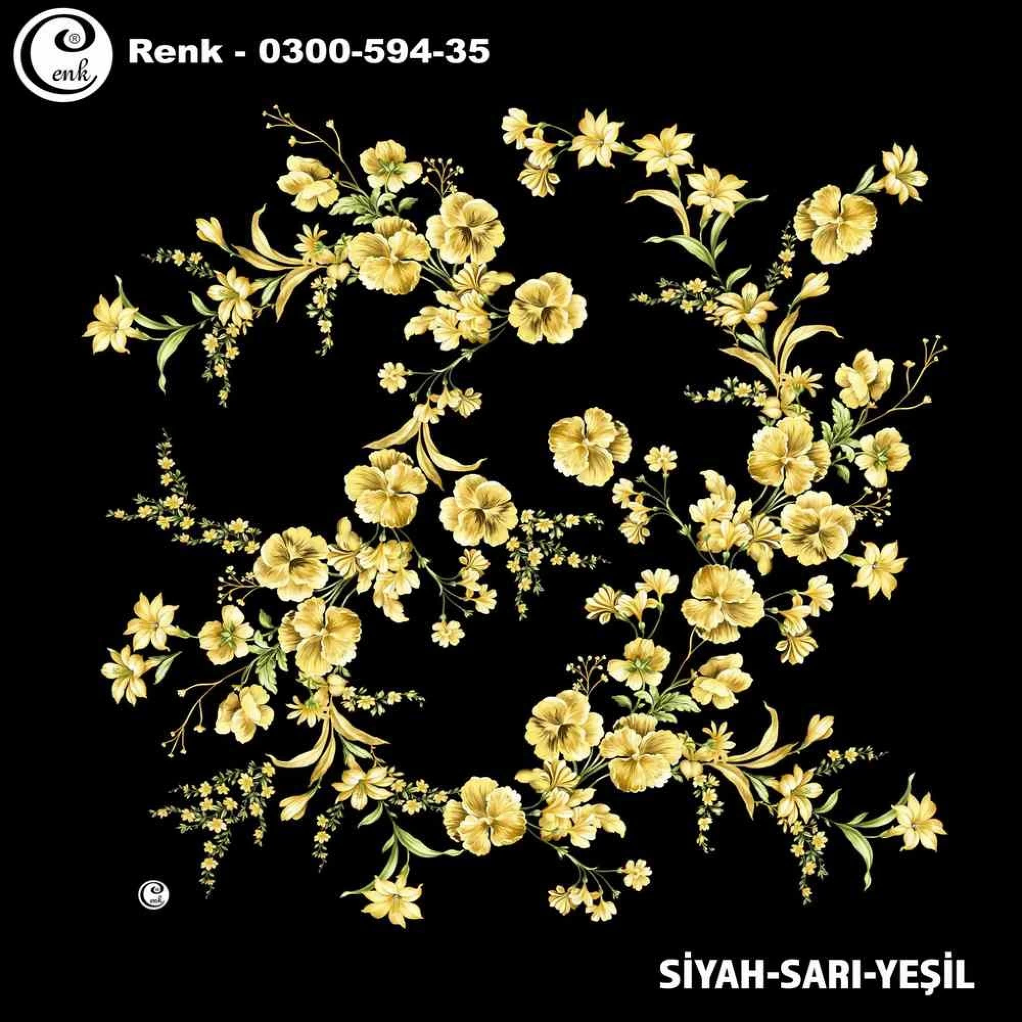 Cenk Desenli Oyalık Yazma 594-35