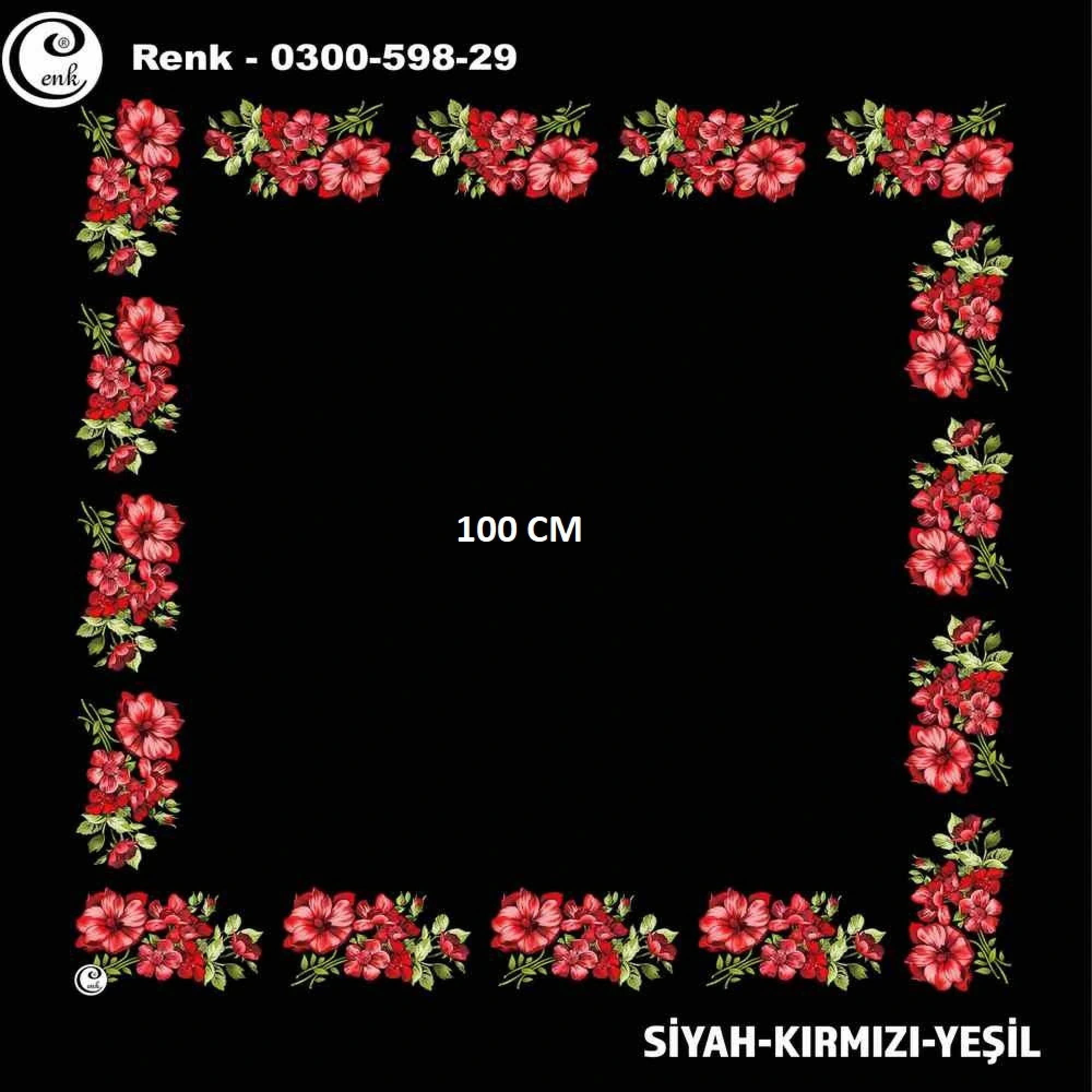 Cenk Desenli Oyalık Yazma 598-29