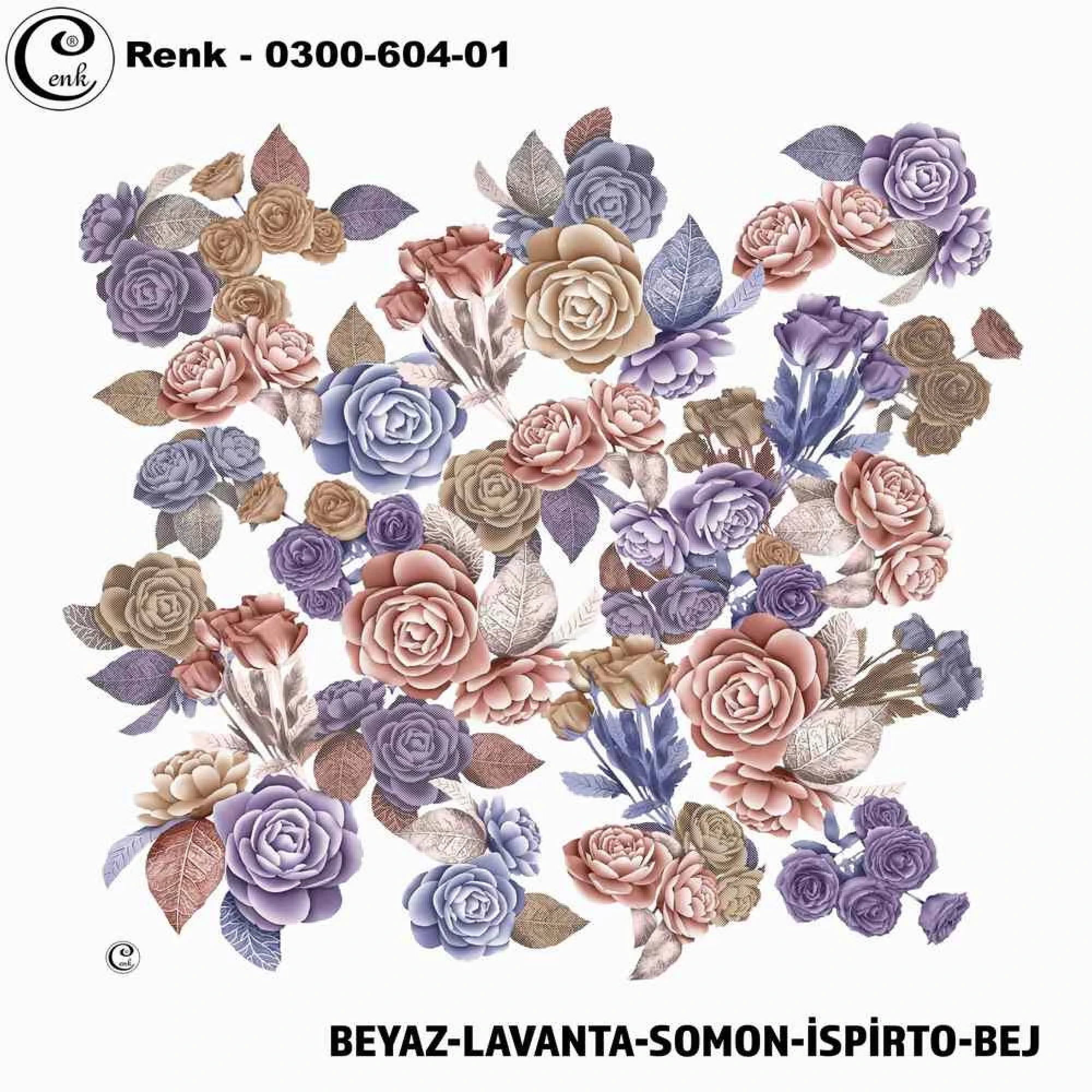 Cenk Desenli Oyalık Yazma 604-01