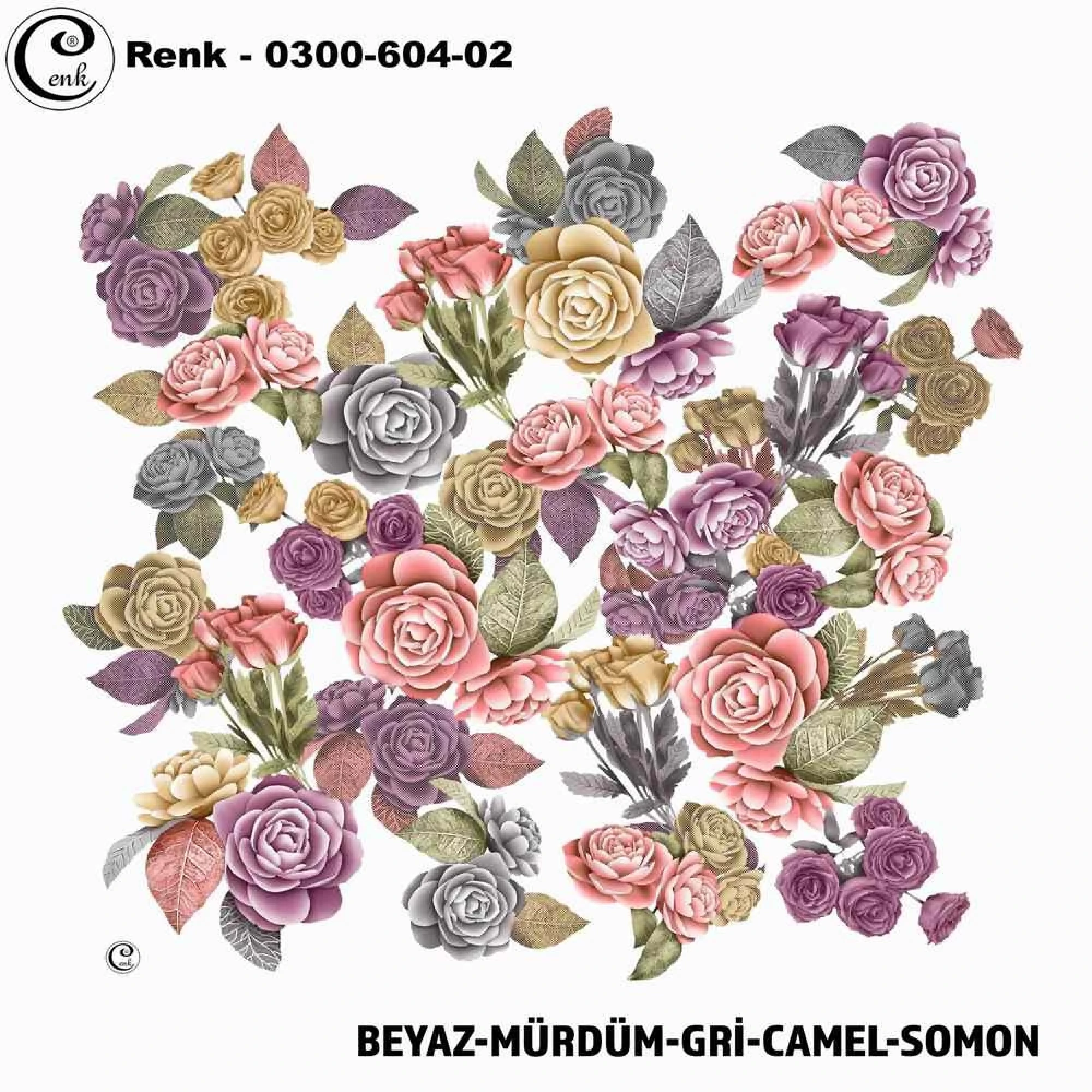 Cenk Desenli Oyalık Yazma 604-02
