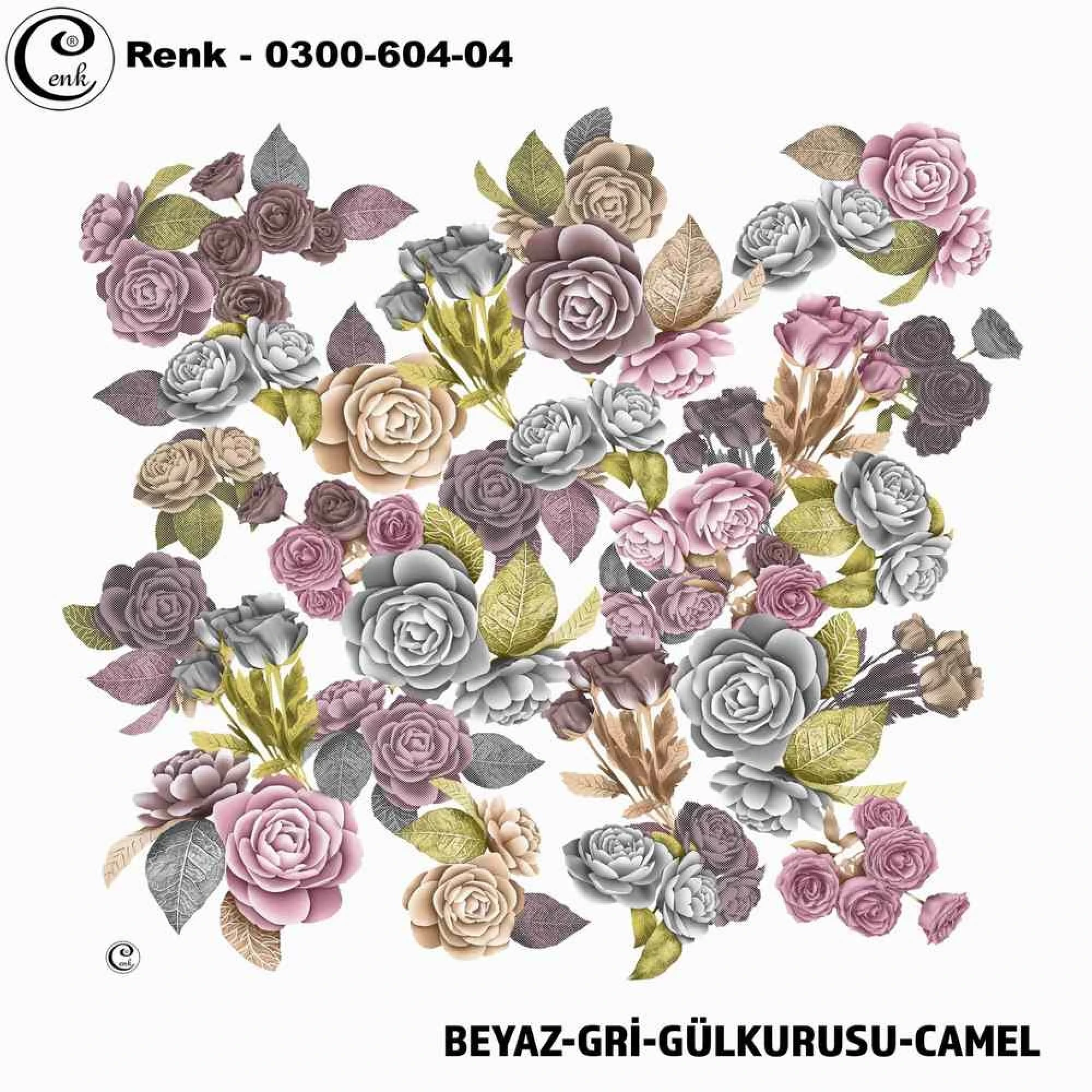 Cenk Desenli Oyalık Yazma 604-04