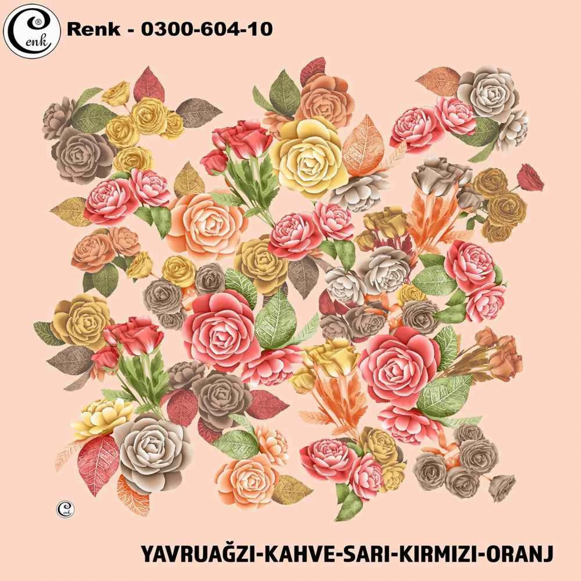 Cenk Desenli Oyalık Yazma 604-10