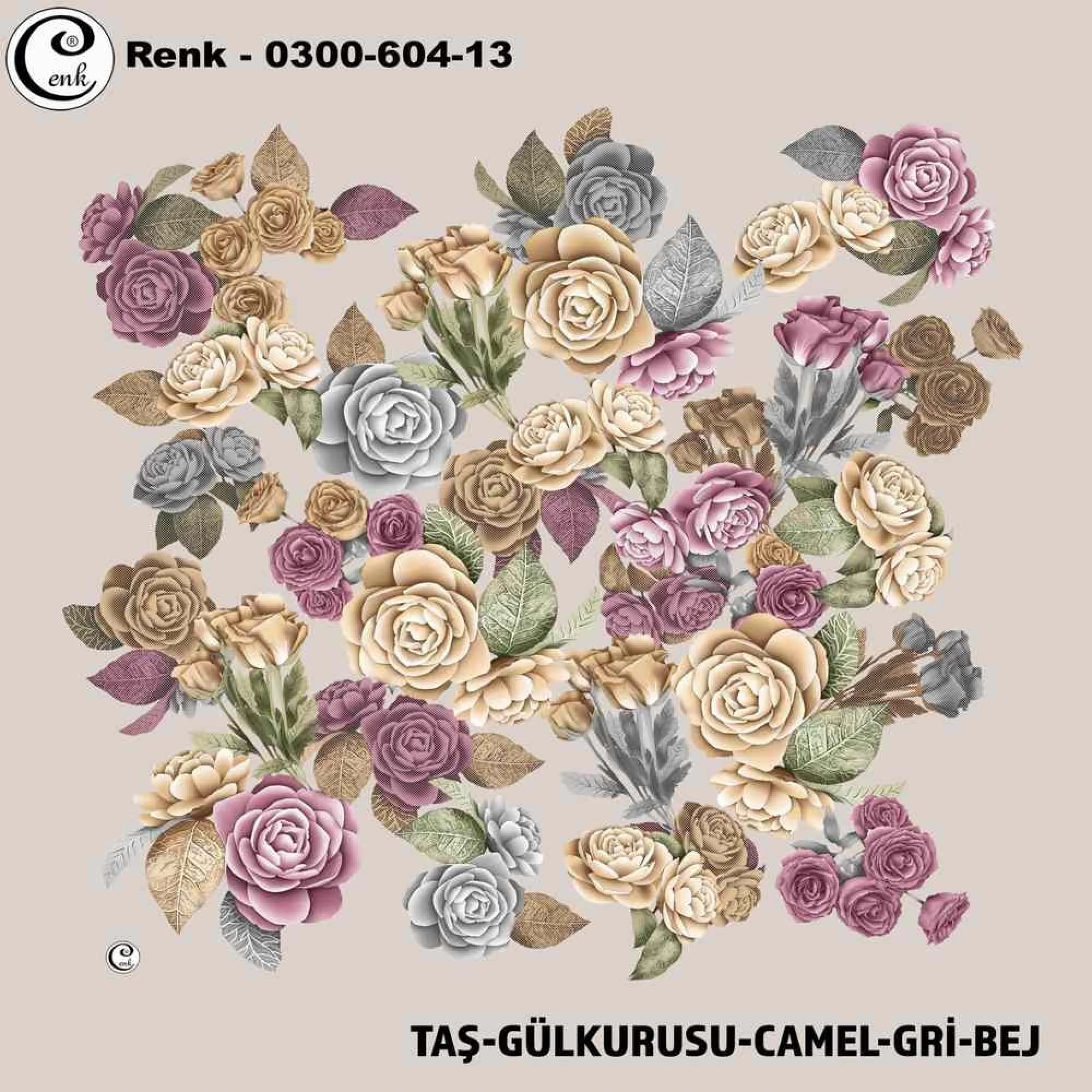 Cenk Desenli Oyalık Yazma 604-13