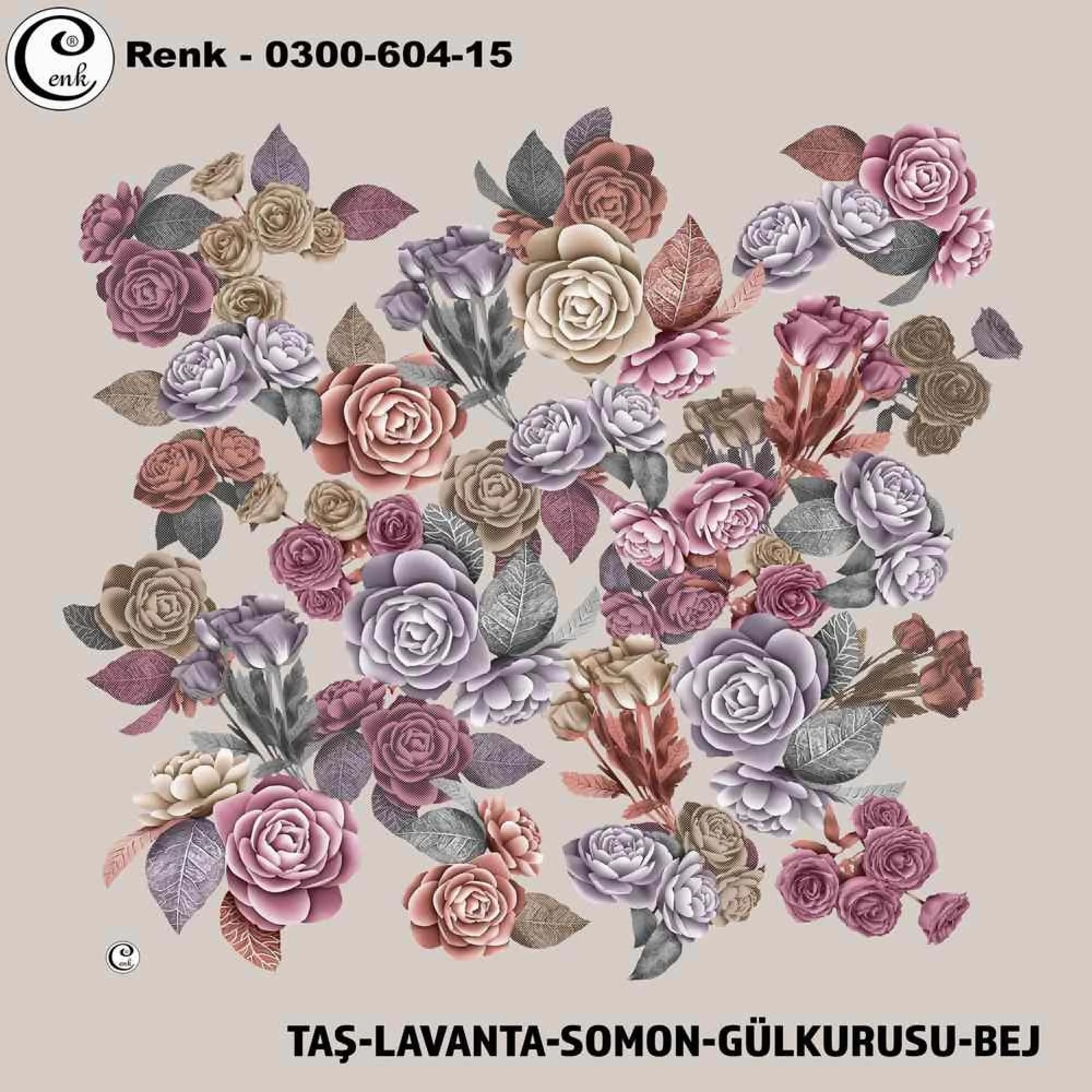 Cenk Desenli Oyalık Yazma 604-15