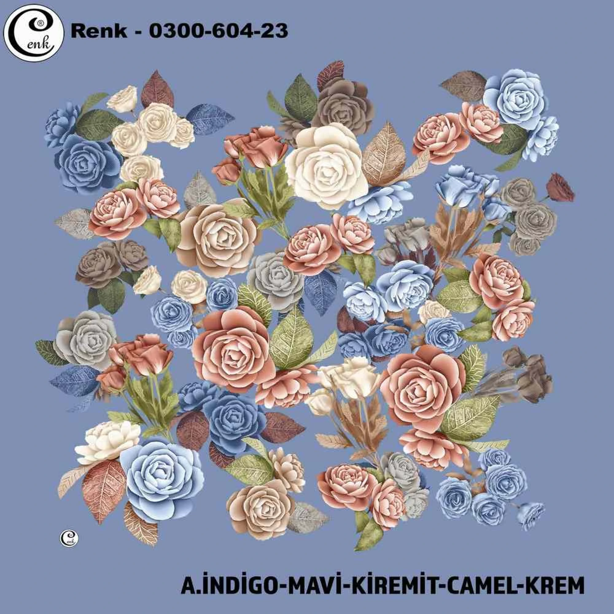 Cenk Desenli Oyalık Yazma 604-23