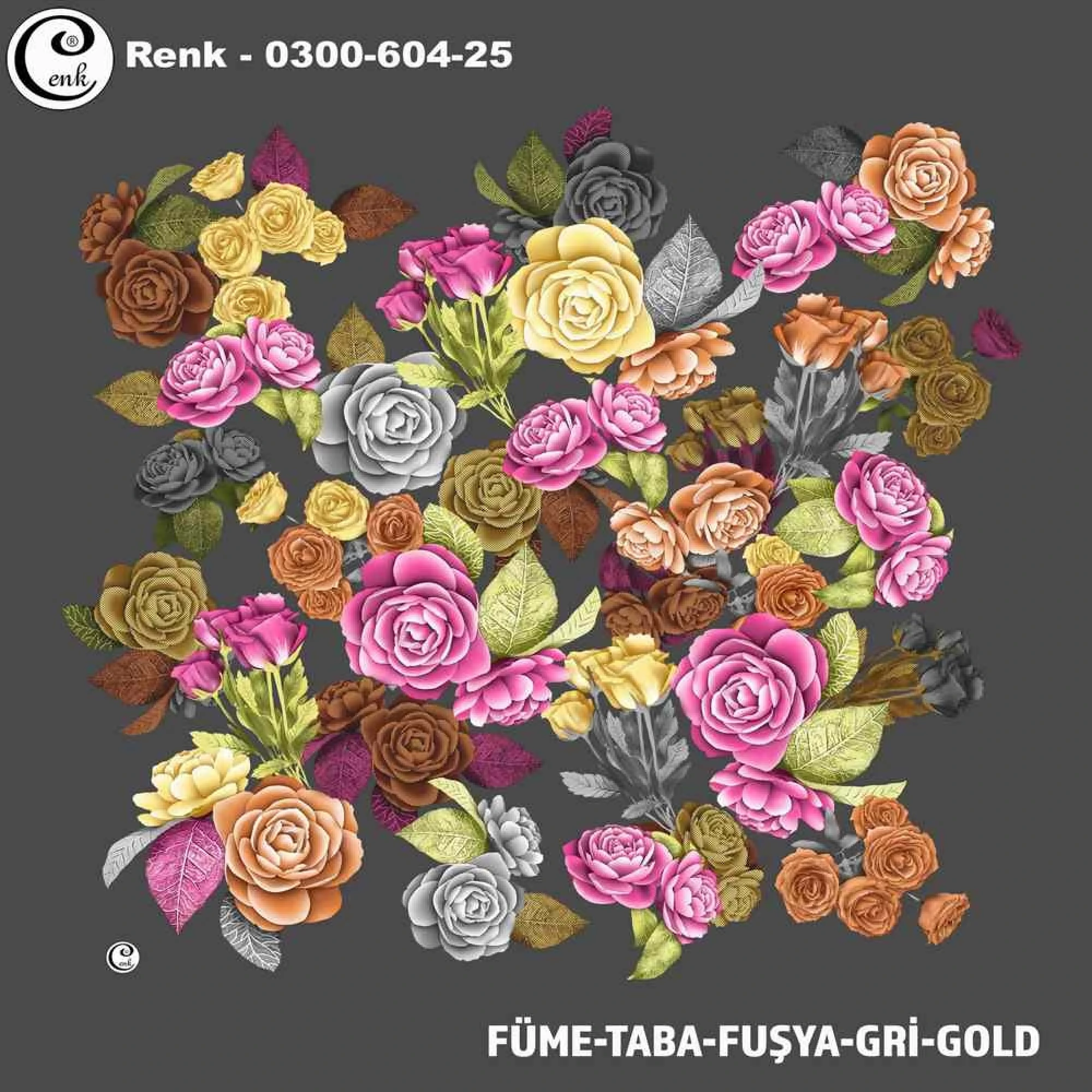Cenk Desenli Oyalık Yazma 604-25