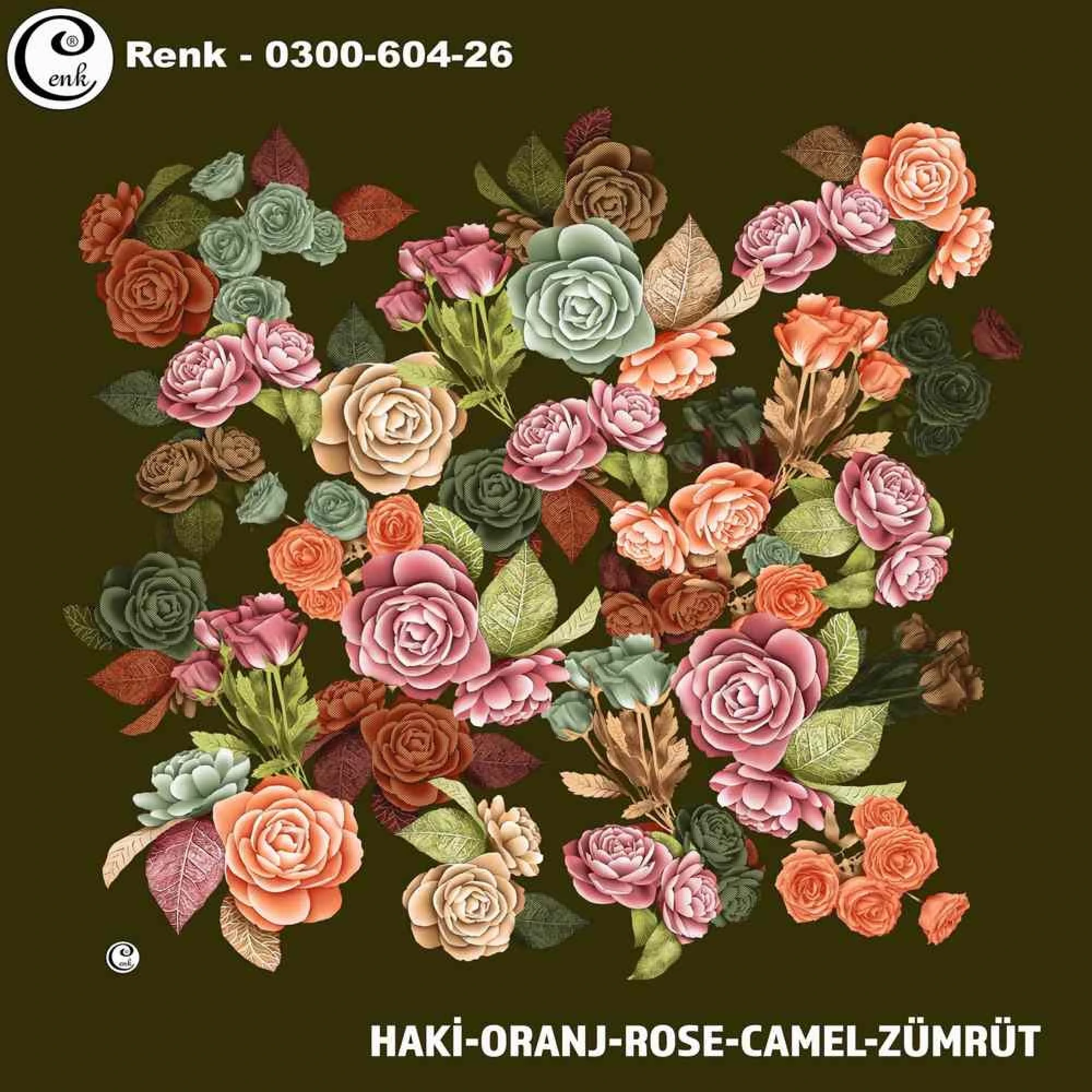 Cenk Desenli Oyalık Yazma 604-26