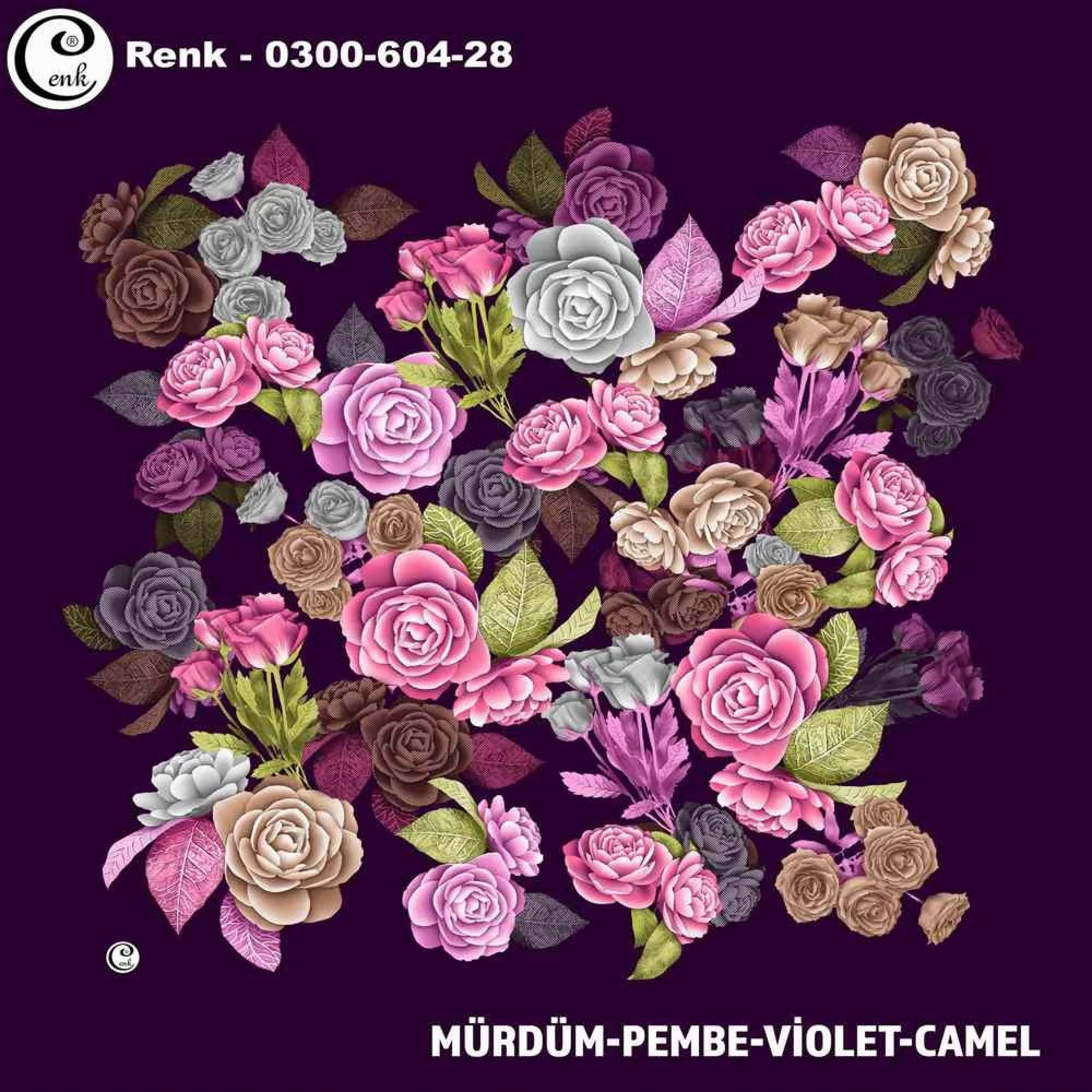 Cenk Desenli Oyalık Yazma 604-28