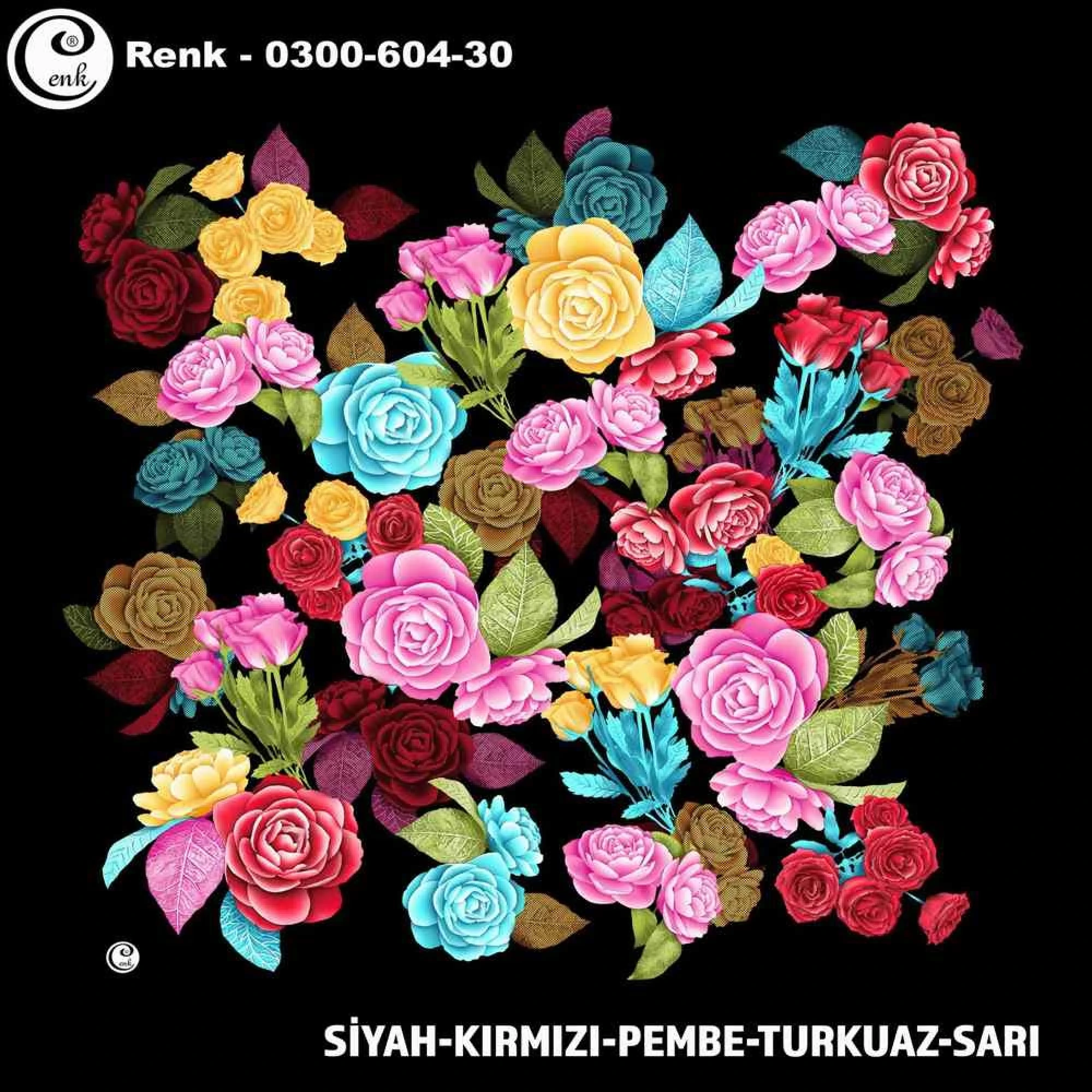 Cenk Desenli Oyalık Yazma 604-30