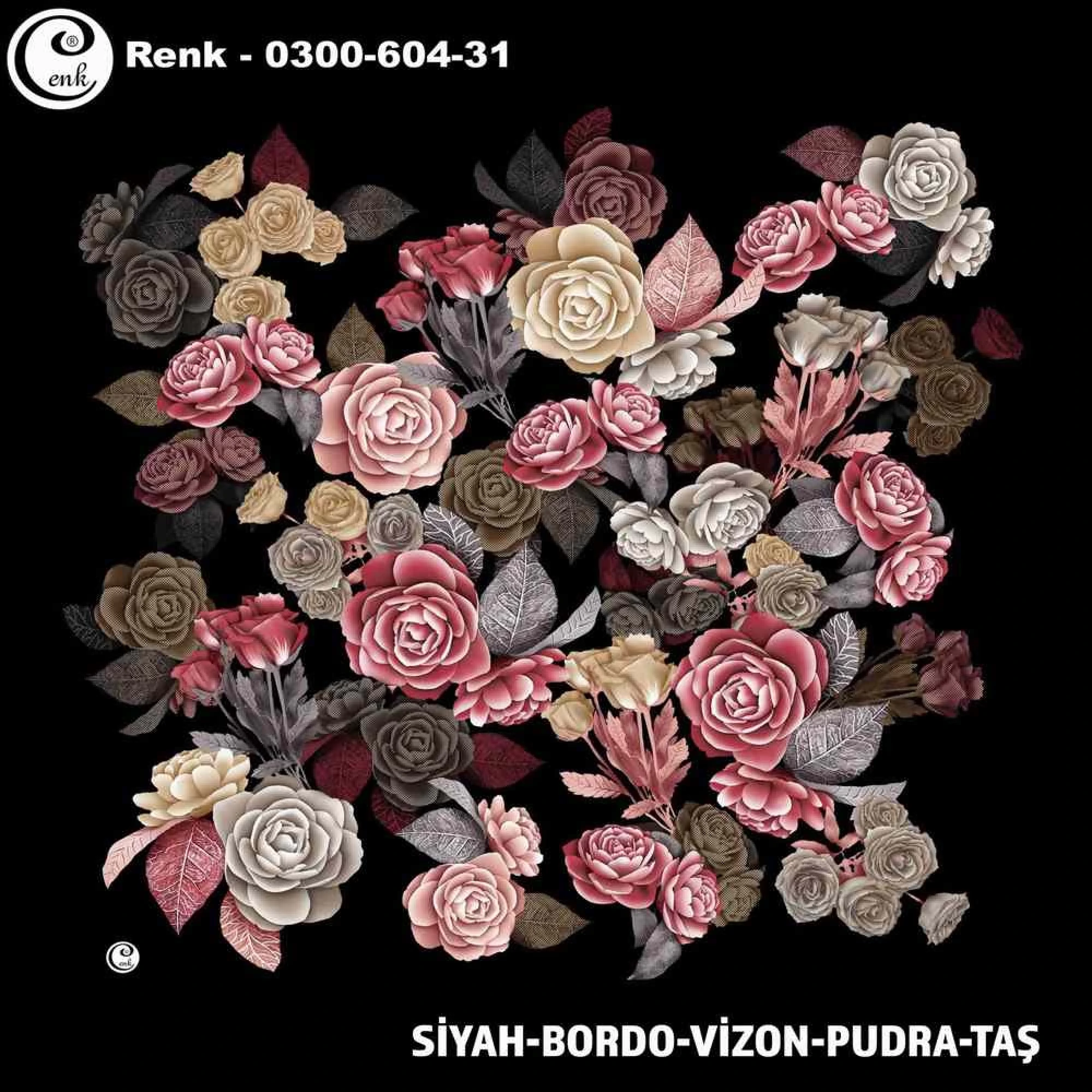 Cenk Desenli Oyalık Yazma 604-31