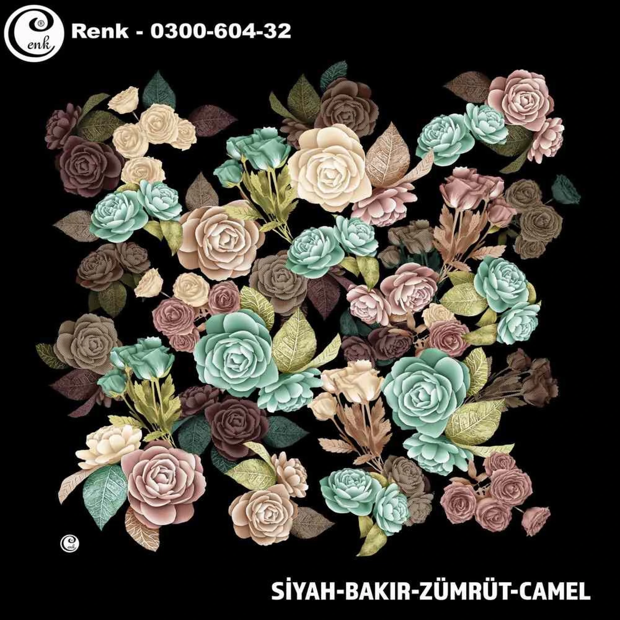Cenk Desenli Oyalık Yazma 604-32